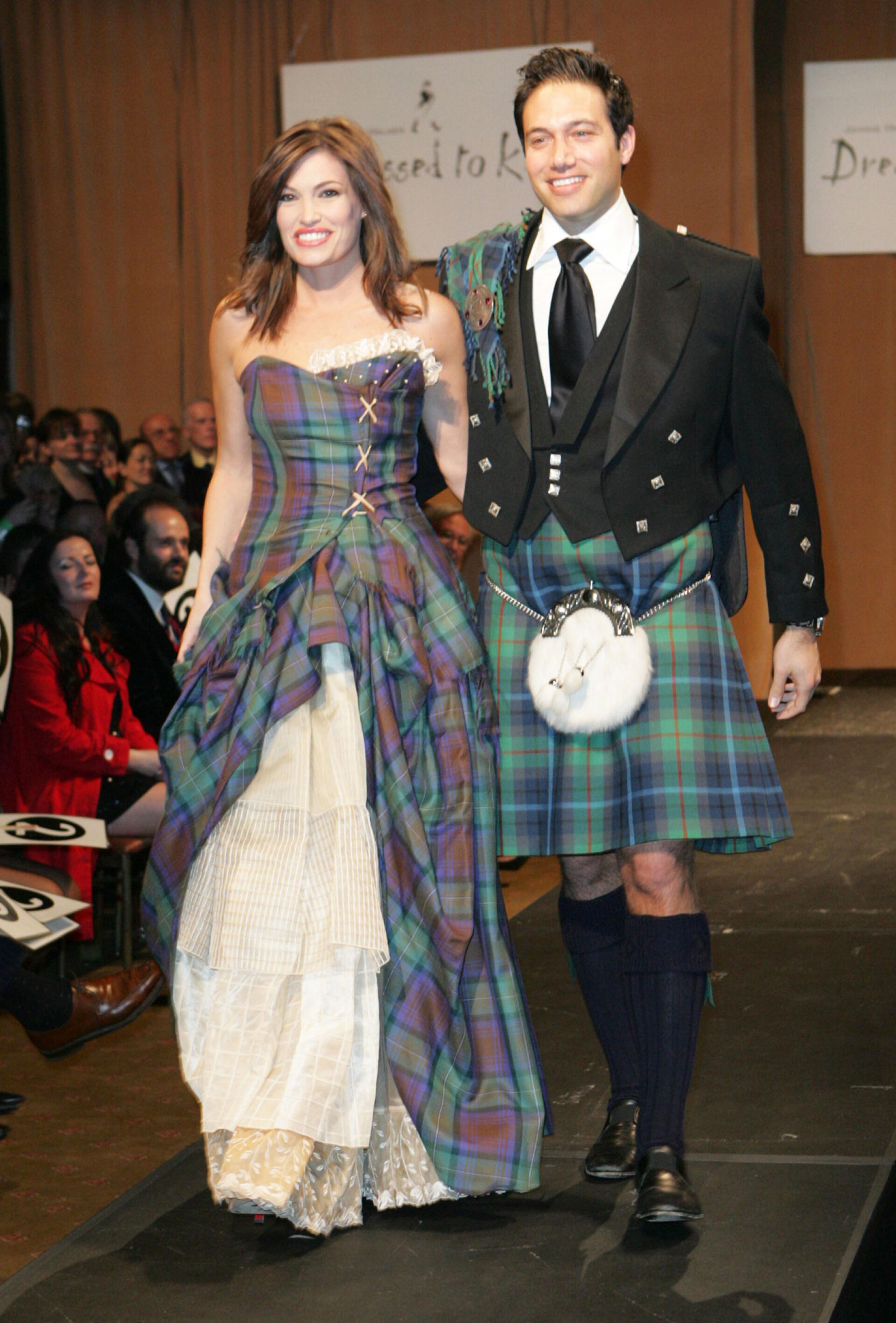 Η Κίμπερλι Γκίλφοϊλ με τον πρώην σύζυγό της Έρικ Βίλενσυ στην πασαρέλα