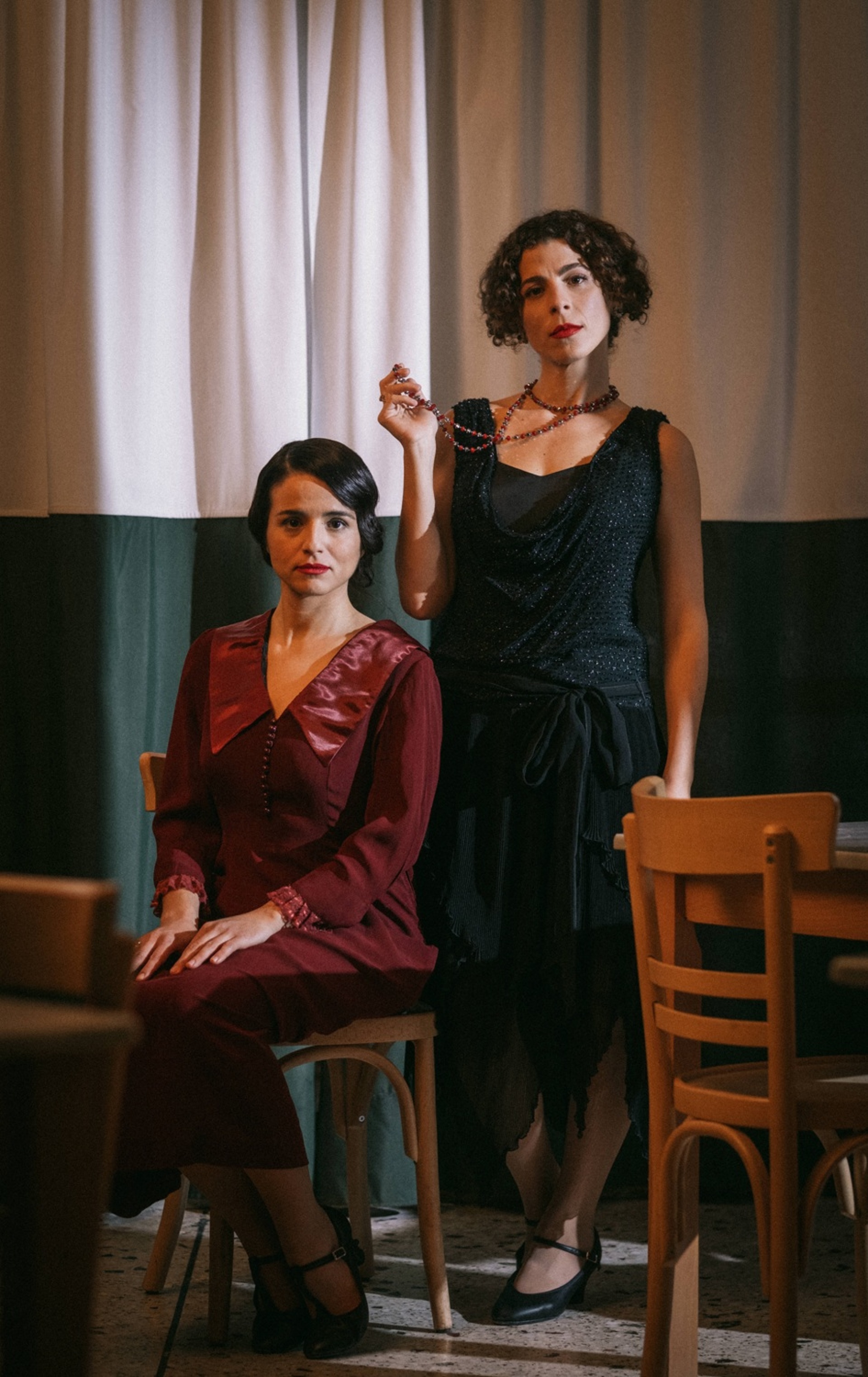 Έβελυν Ασουάντ και Θεοδοσία Σαββάκη