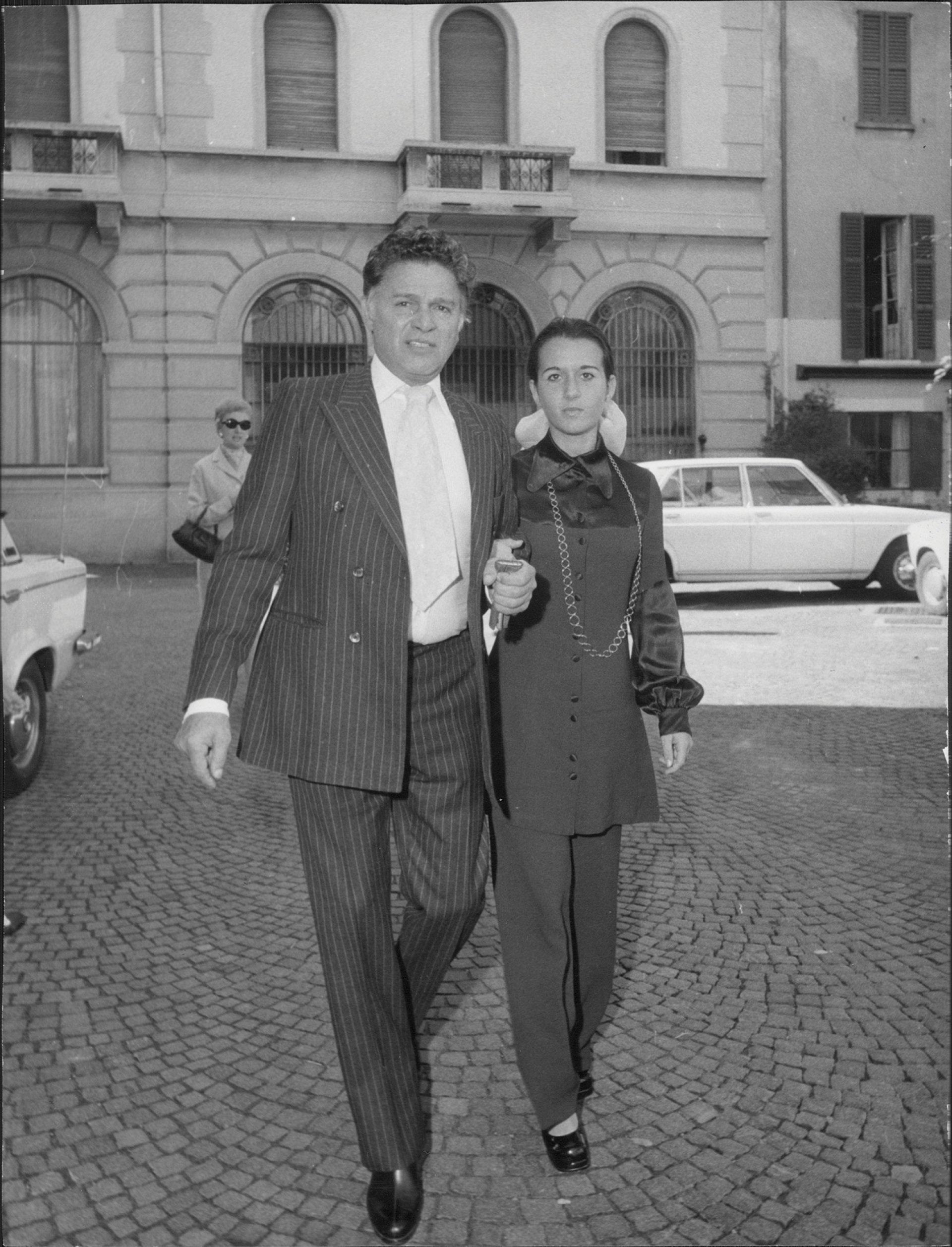 Ο Αλέξανδρος Ιόλας με την ανιψιά του στo Lago di Como