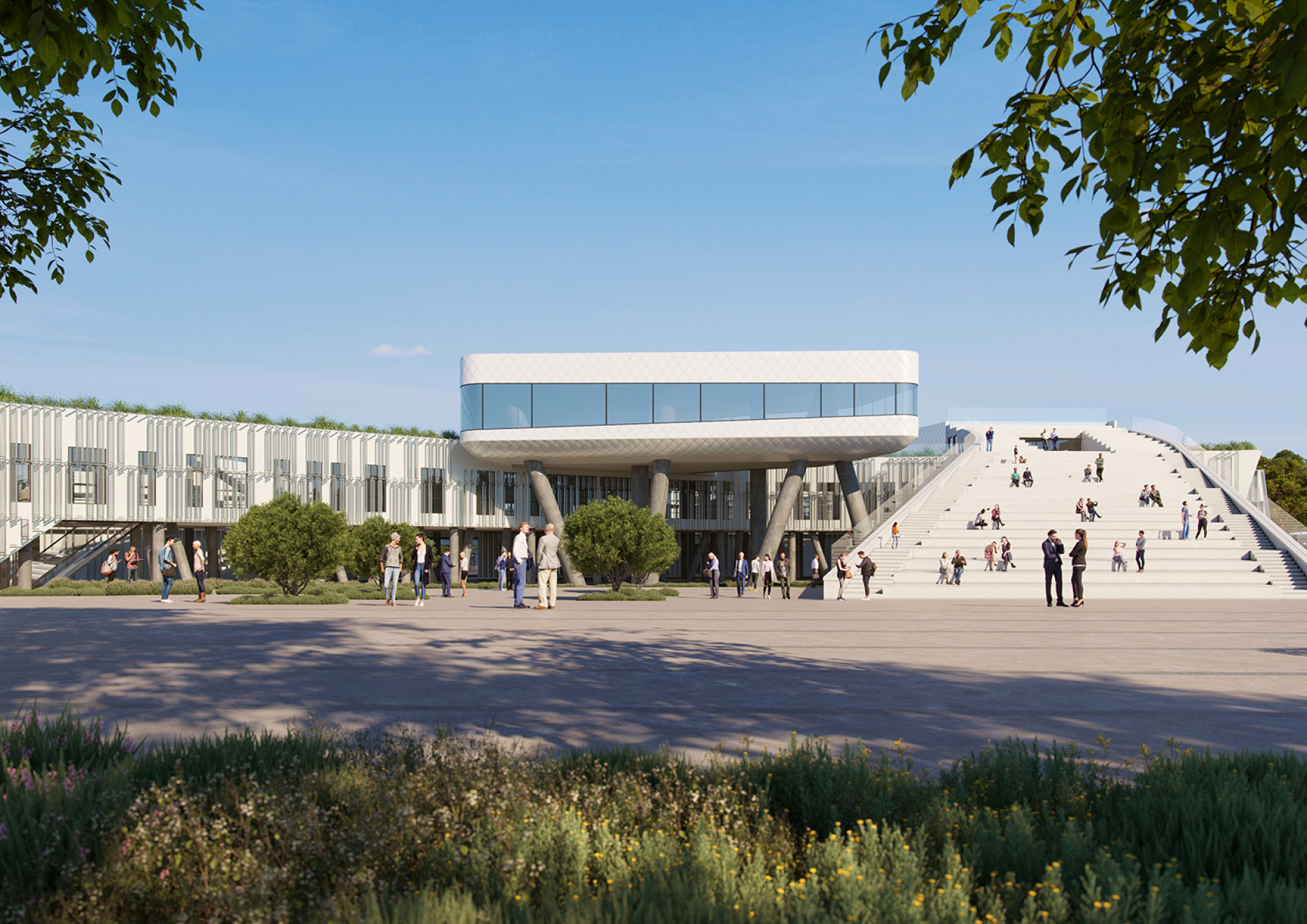 Potiropoulos+Partners: Project X - Ερευνητικό, Εκπαιδευτικό, Συνεδριακό και Αθλητικό Κέντρο της ELPEN στα Σπάτα