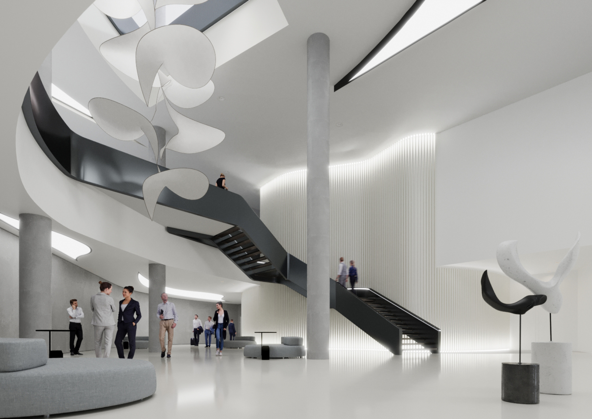 Potiropoulos+Partners: Project X – Foyer Ερευνητικού Κέντρου ELPEN