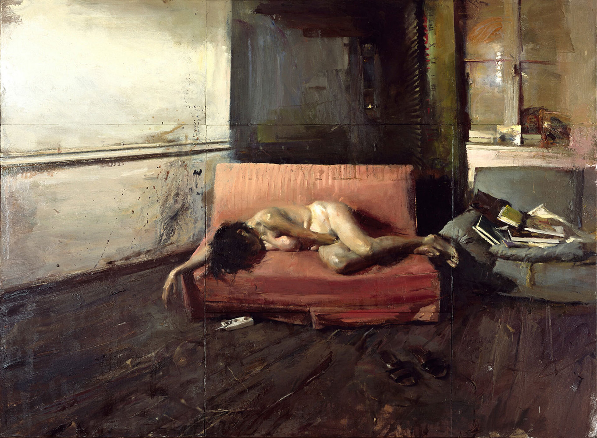 Γιώργος Ρόρρης, Πόζα γυμνού στο ατελιά