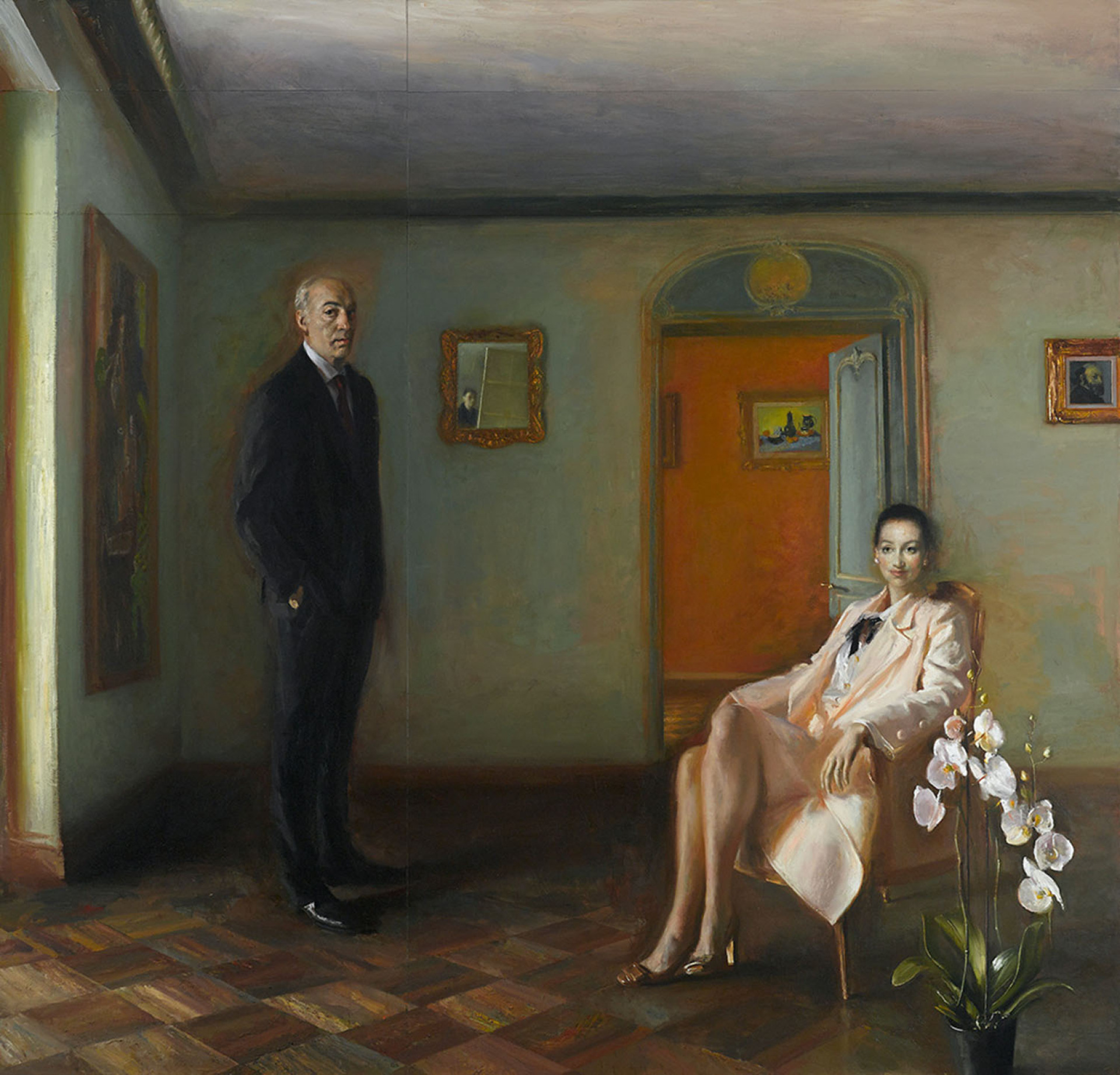 Γιώργος Ρόρρης, Πορτρέτο Βασίλη και Ελίζας Γουλανδρή