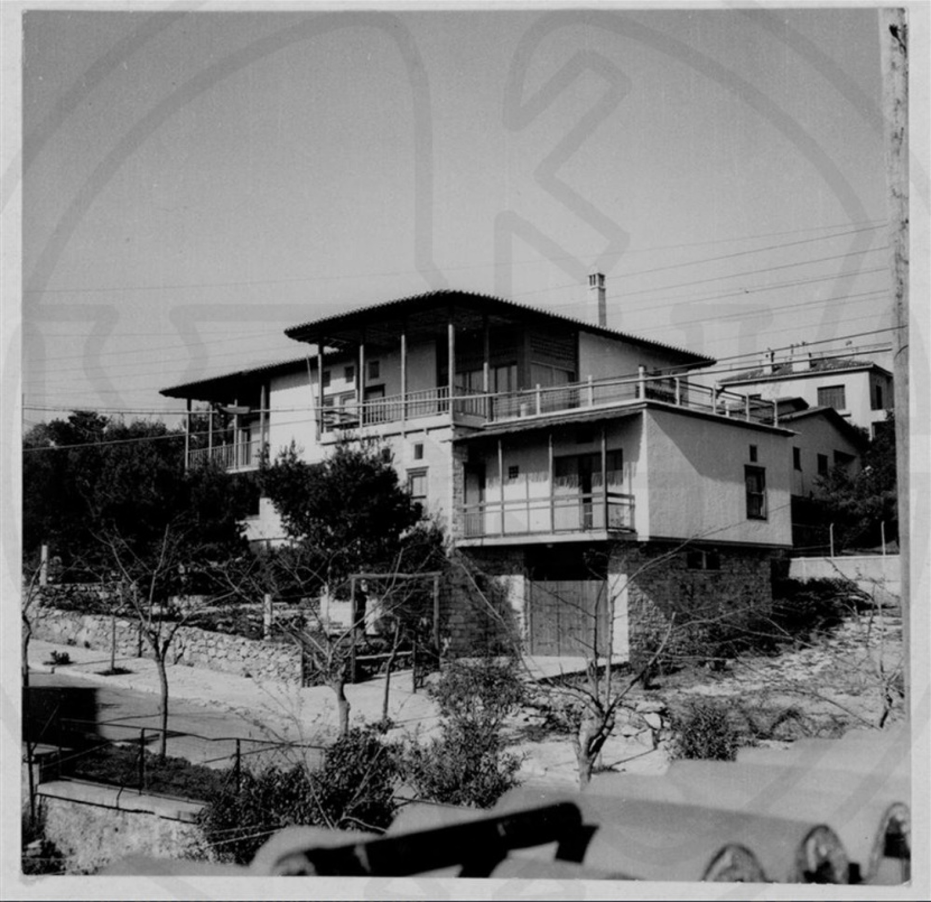 Οικία Ποταμιάνου-Φιλοθέη, Γενική άποψη της οικίας 1953 - 1955 ©Μουσείο Μπενάκη