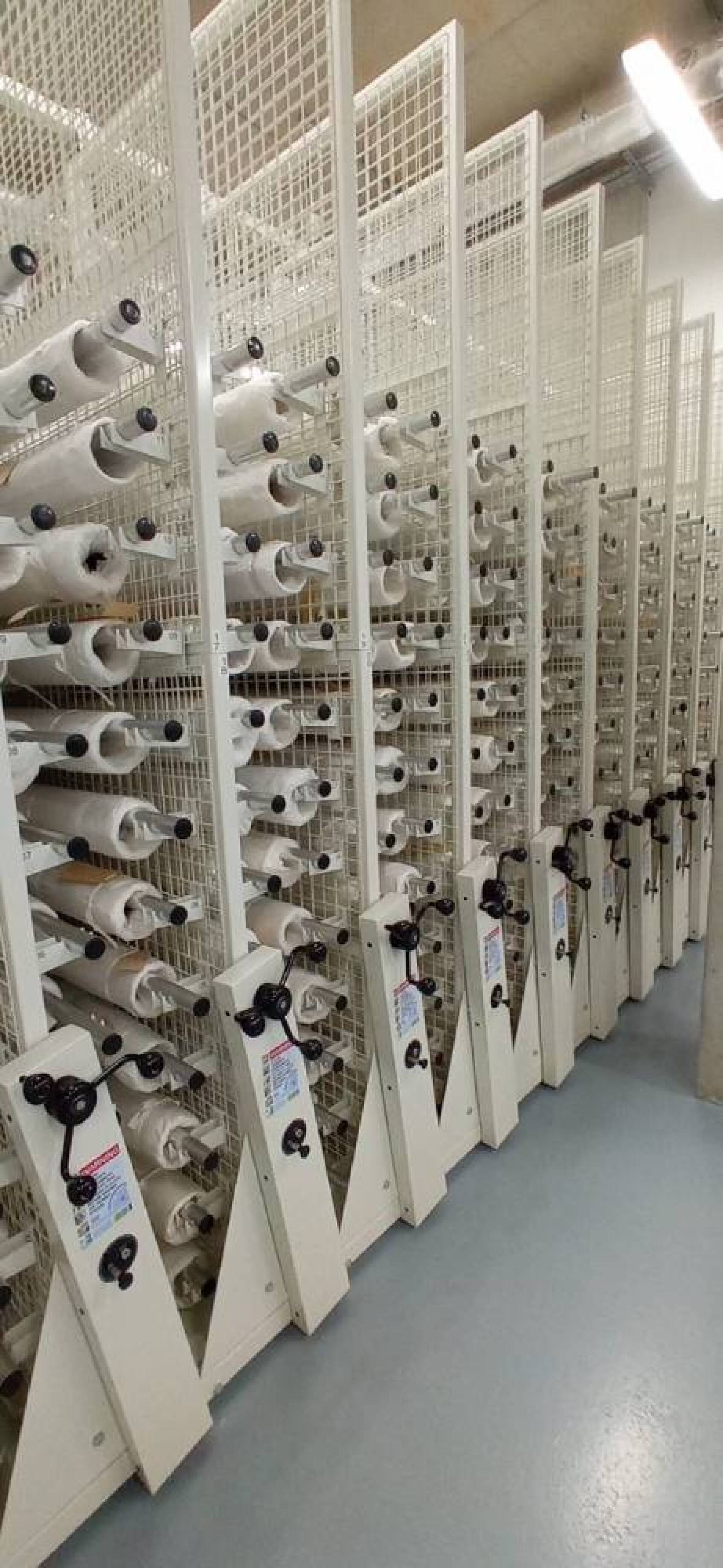 Αρχεία στην αποθήκη του Βρετανικού Ναυτικού Μουσείου