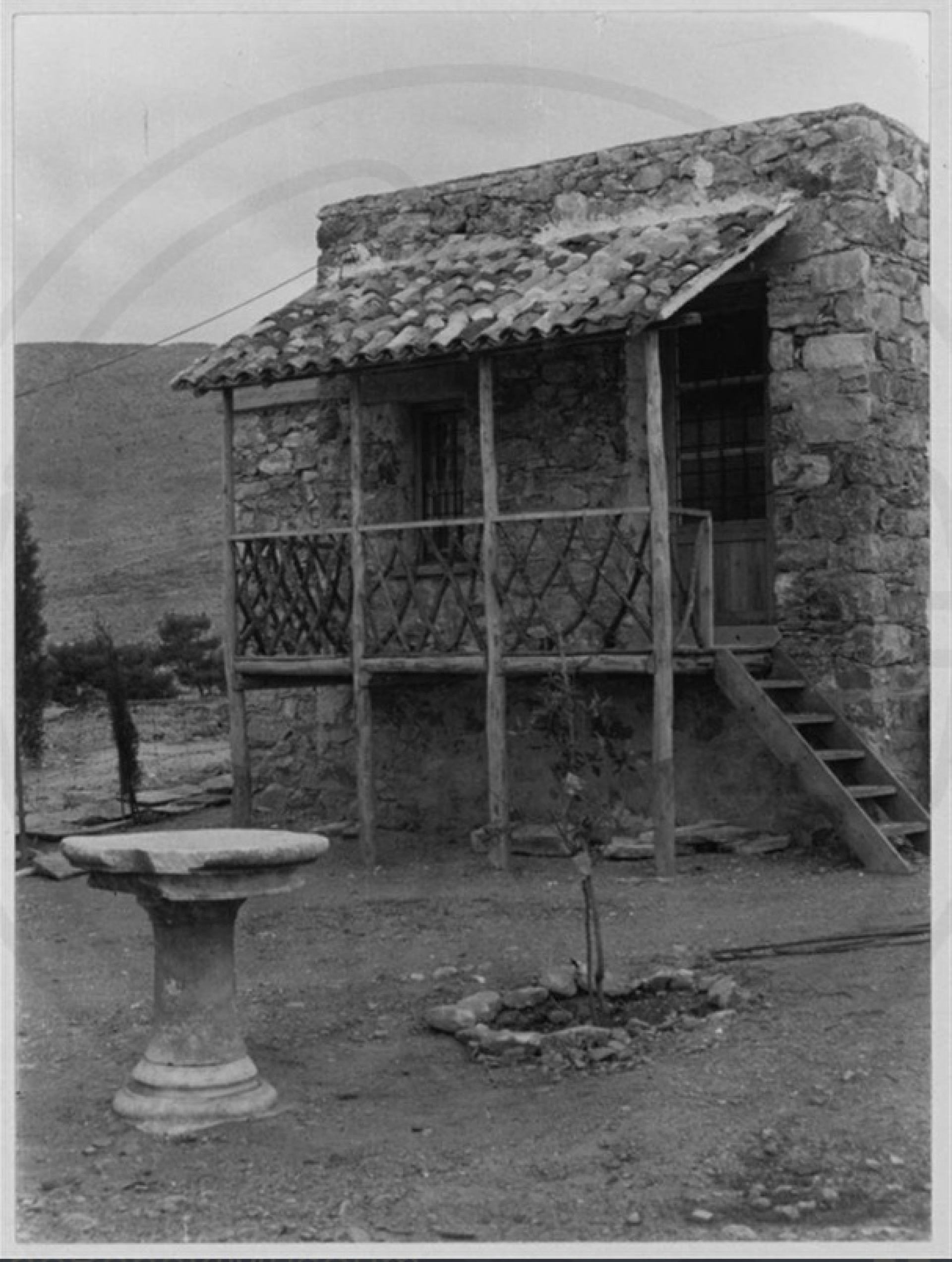 Οικισμός Αιξωνής, Γλυφάδα, Η κατοικία του ιερέα 1953 - 1955 ©Μουσείο Μπενάκη