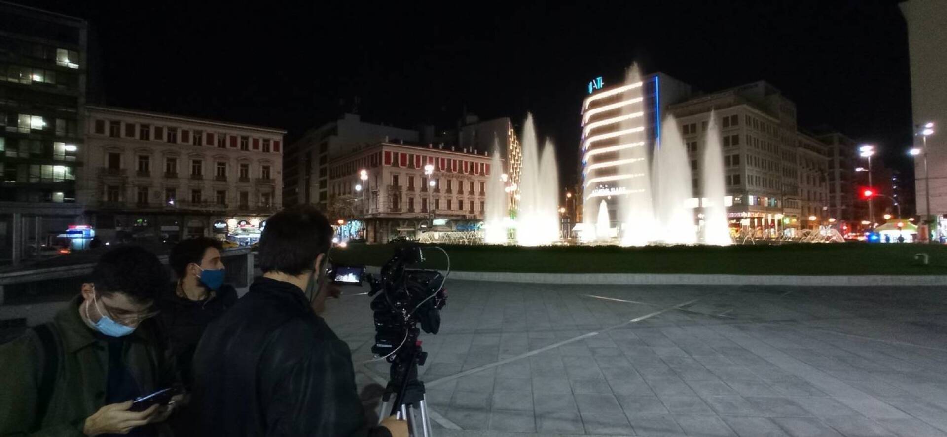 Γυρίσματα στην Ομόνοια 