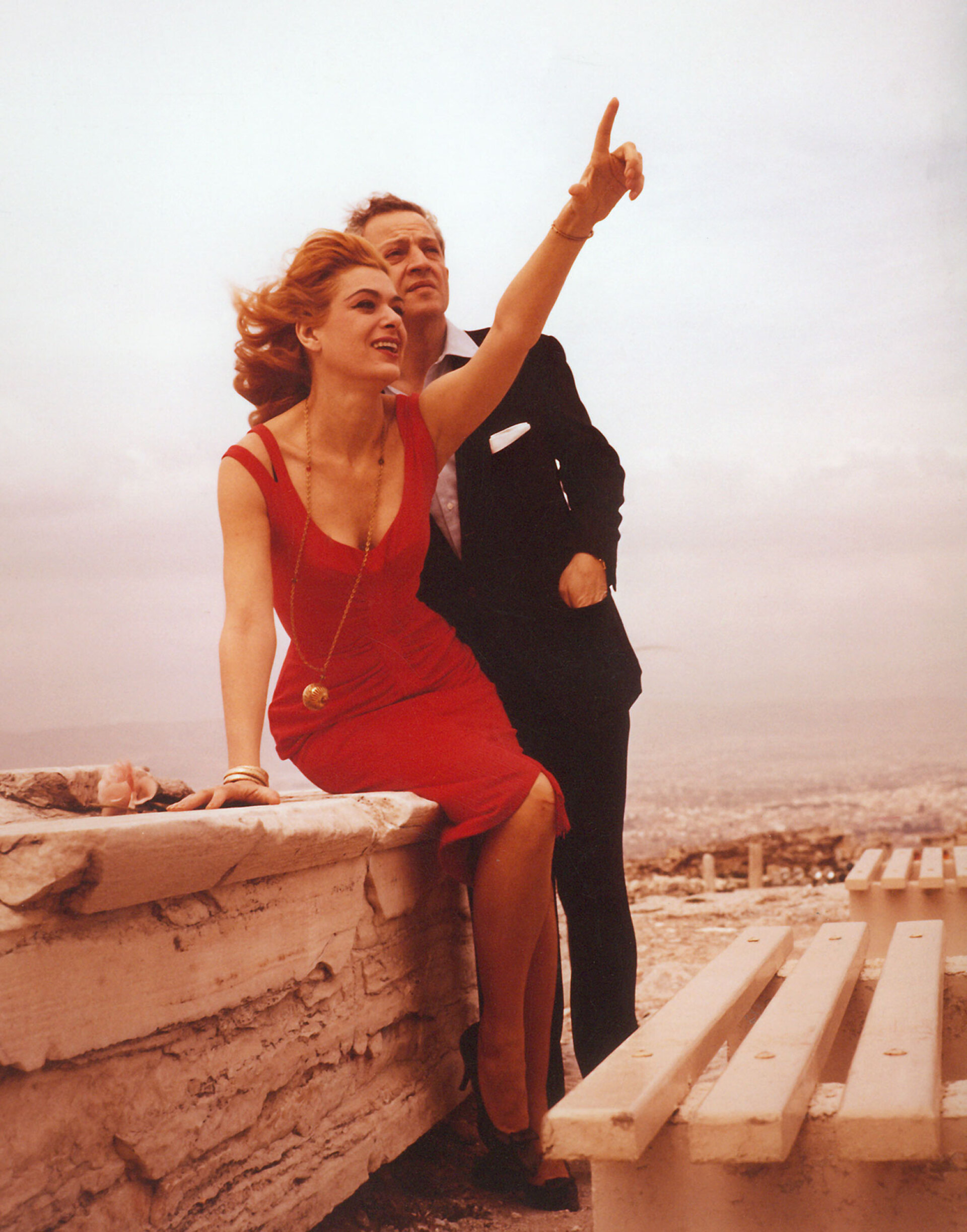 Η Μελίνα Μερκούρη με τον Ζυλ Ντασέν