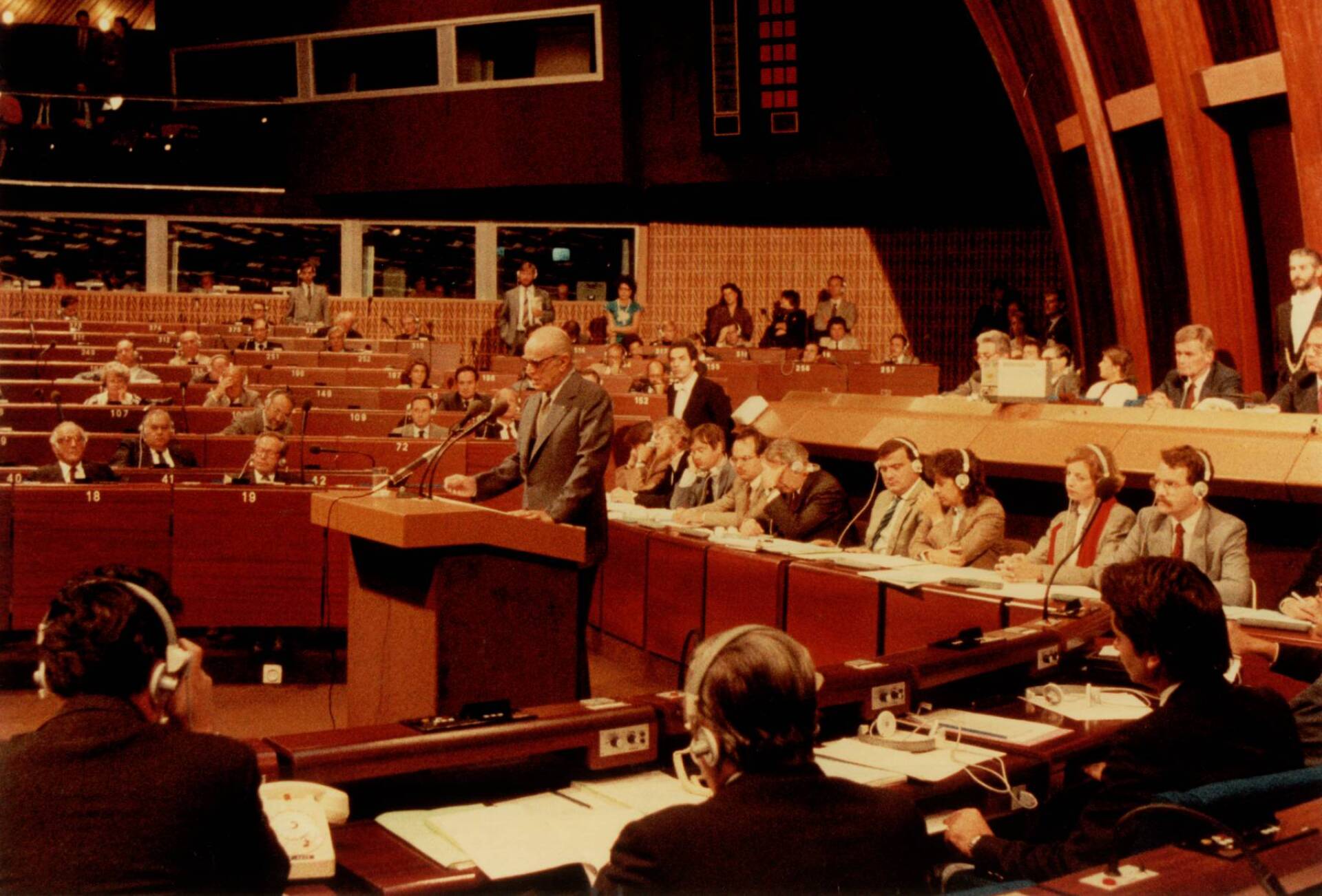 Ομιλία Κωνσταντίνου Καραμανλή στο Ευρωπαϊκό Κοινοβούλιο, Στρασβούργο, Σεπτέμβριος 1983