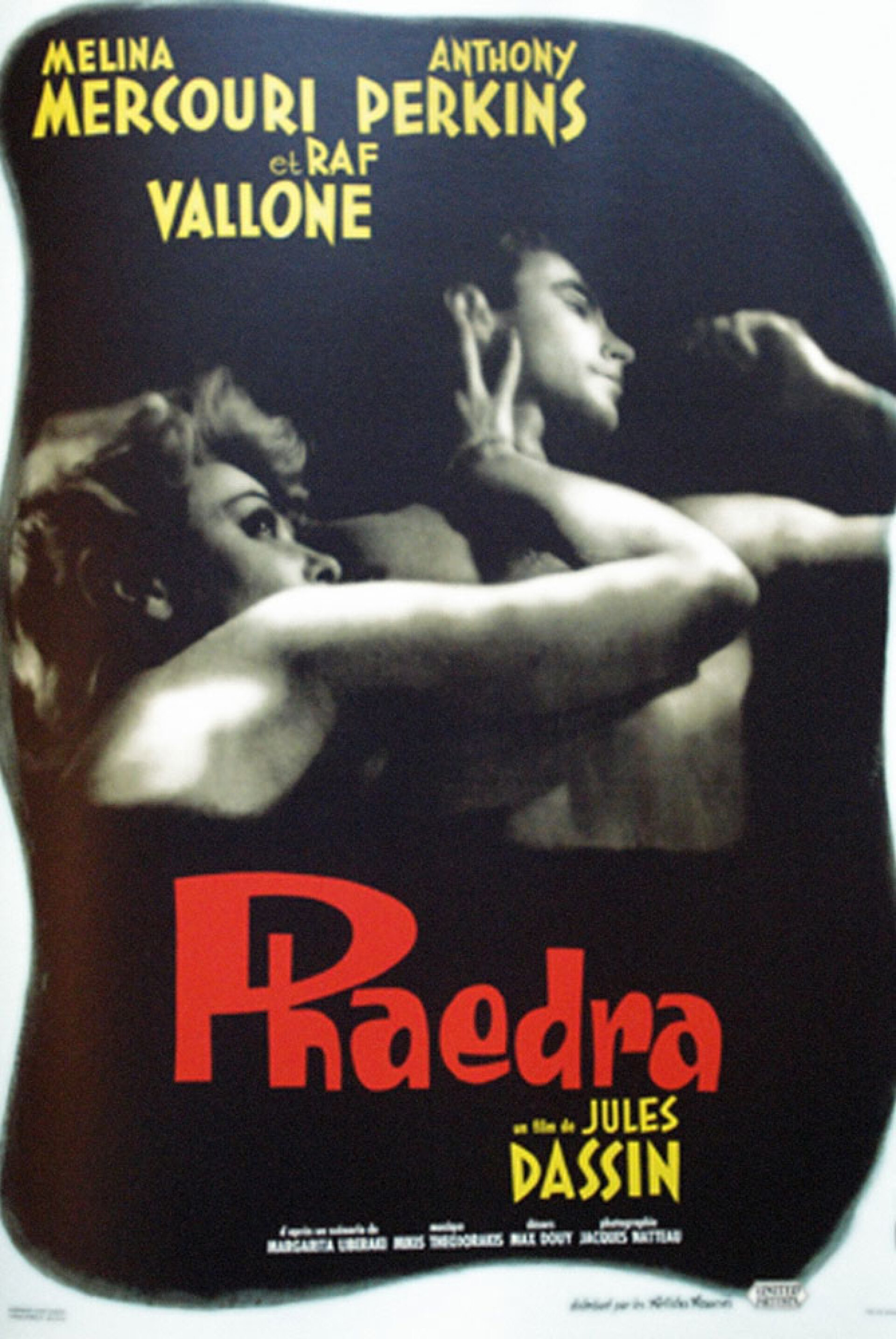 Η αφίσα της ταινίας «Φαίδρα» με τη Μελίνα Μερκούρη