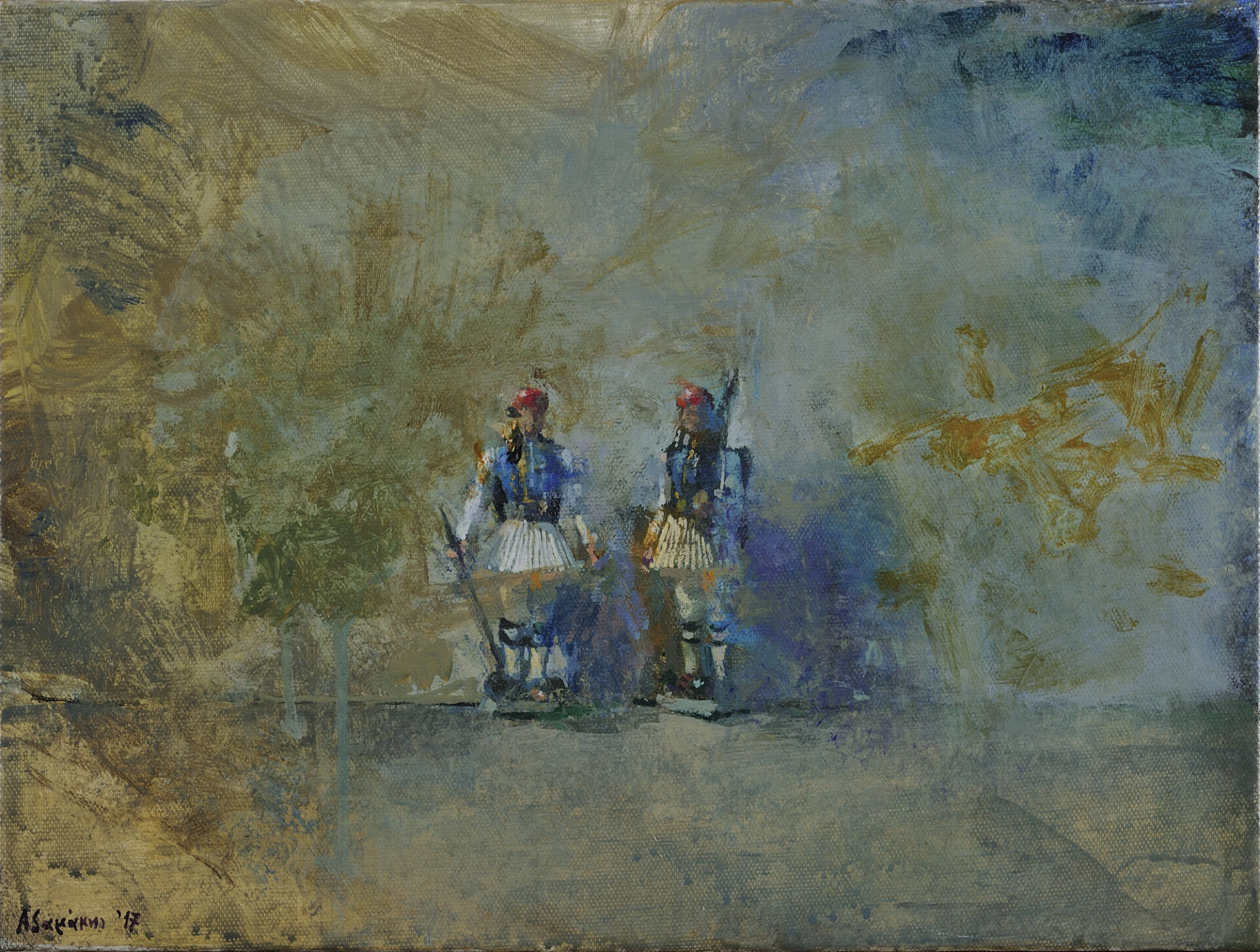 © Γιάννης Αδαμάκης, «Δύο στρατιωτάκια»