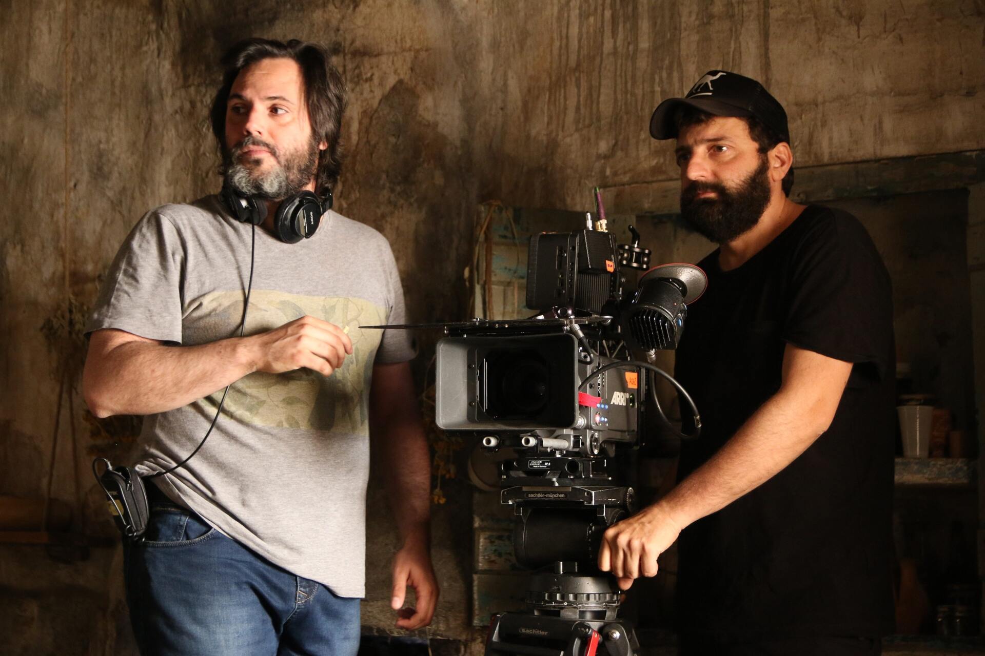 Στιγμιότυπο από τα γυρίσματα της ταινίας «Άλυτη» του Μίνωα Νικολακάκη 