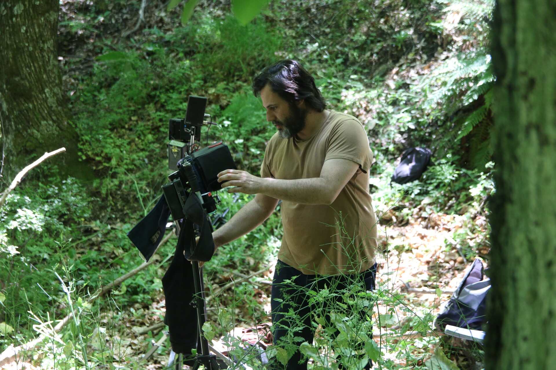 Στιγμιότυπο από τα γυρίσματα της ταινίας «Άλυτη» του Μίνωα Νικολακάκη 