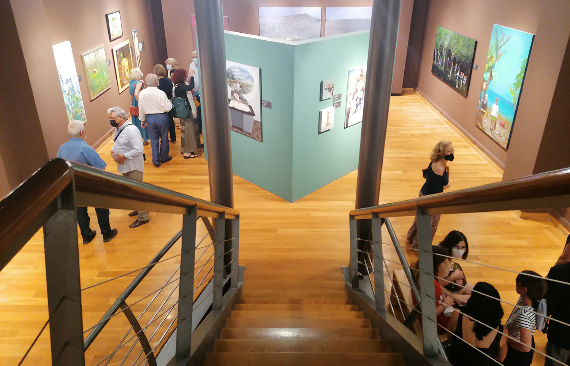 Από τα εγκαίνια της έκθεσης «Το πάθος του ορατού» στη Δημοτική Πινακοθήκη Χανίων