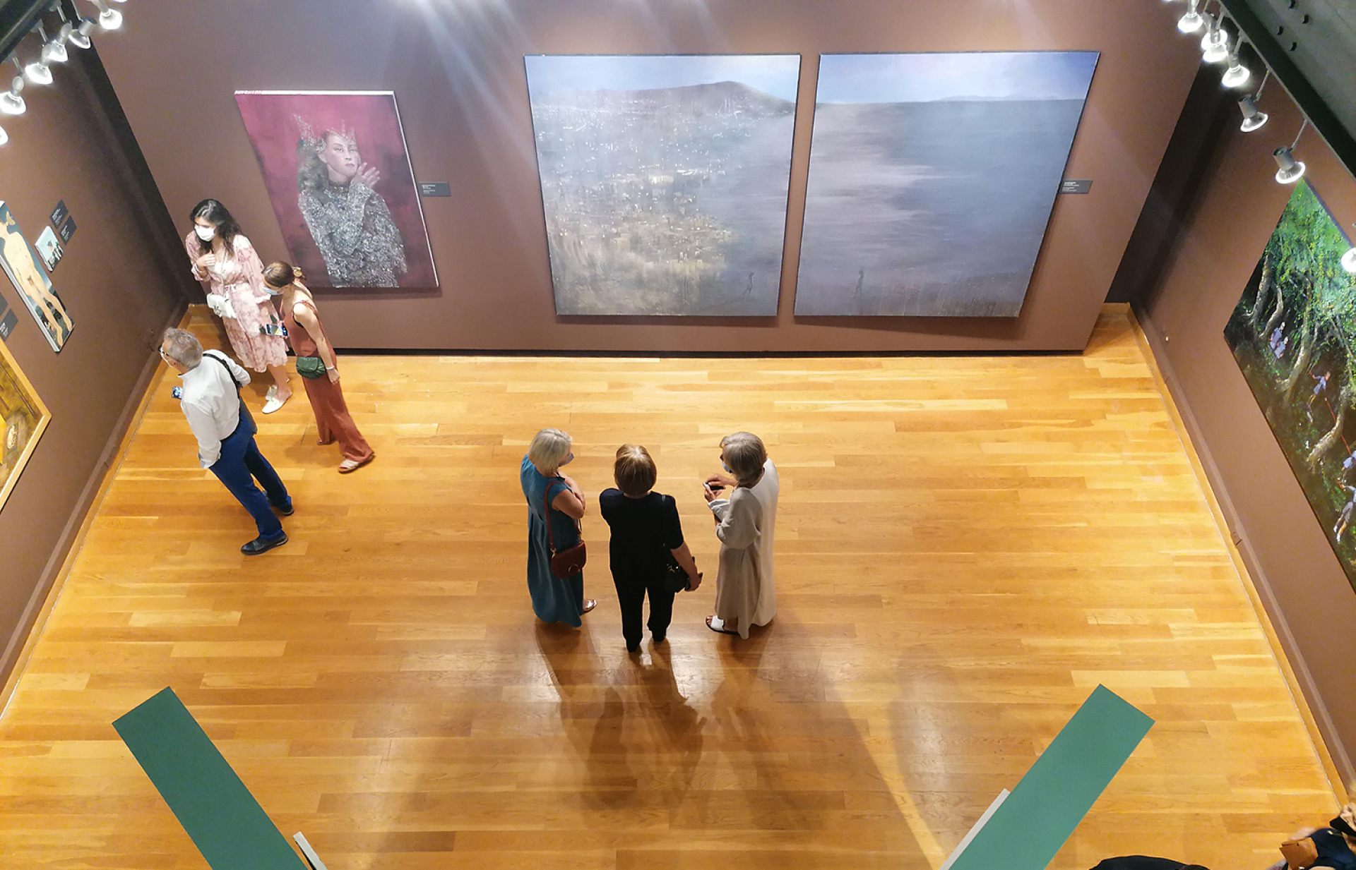 Από τα εγκαίνια της έκθεσης «Το πάθος του ορατού» στη Δημοτική Πινακοθήκη Χανίων