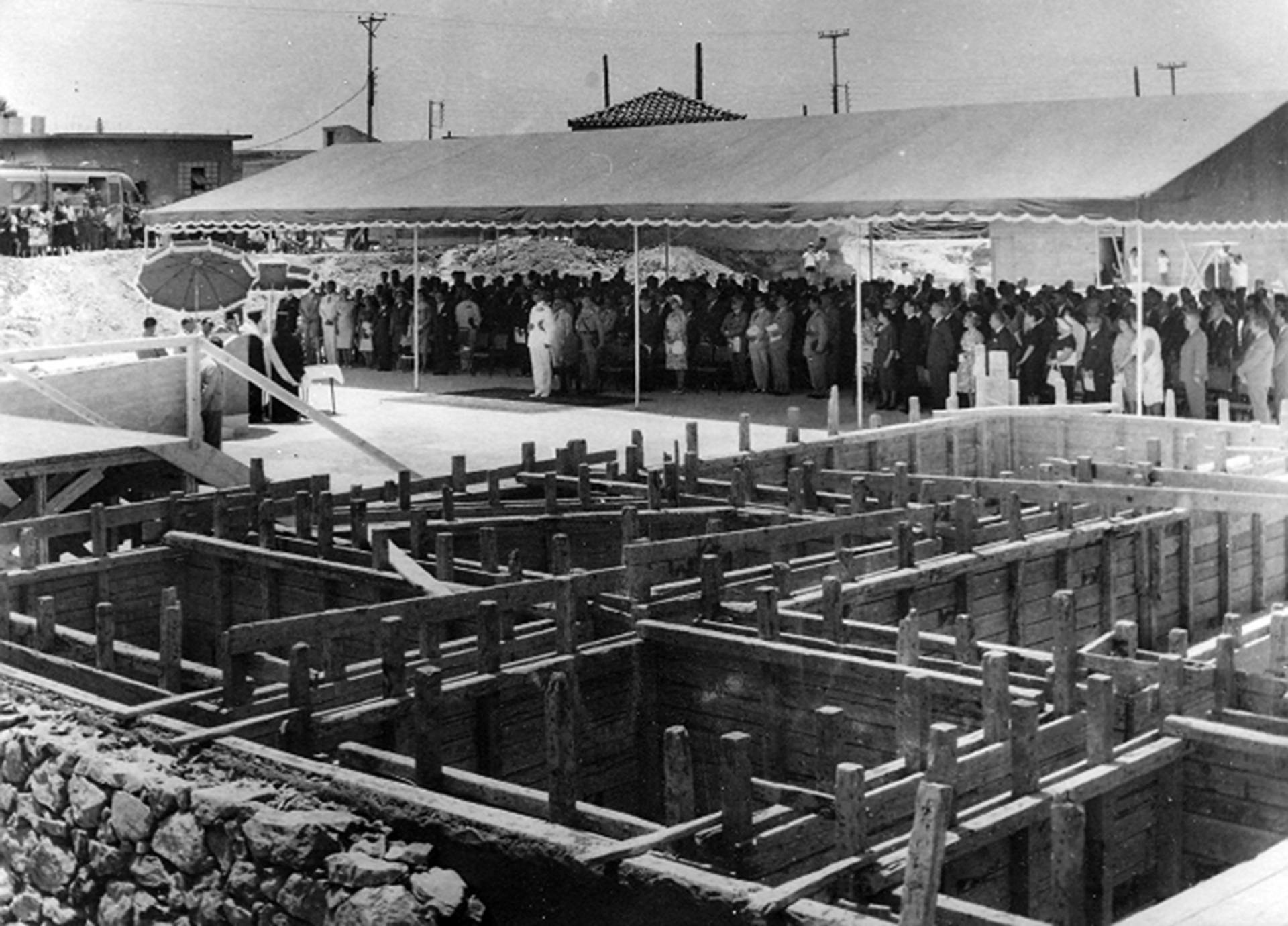 Θεμελίωση κτιρίου του Ιδρύματος Ευγενίδου