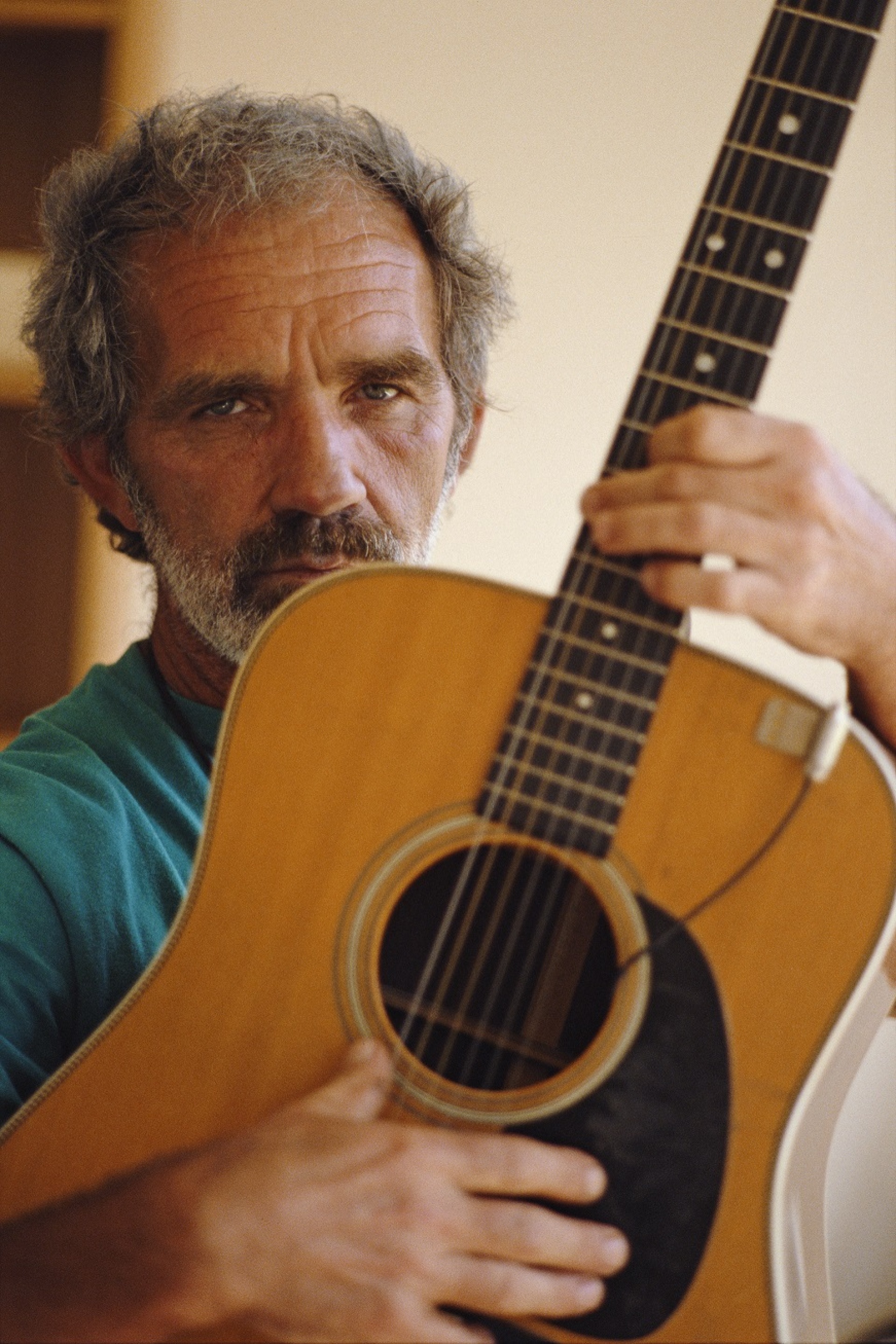 O J.J. Cale στο σπίτι του στο Σαν Ντιέγκο
