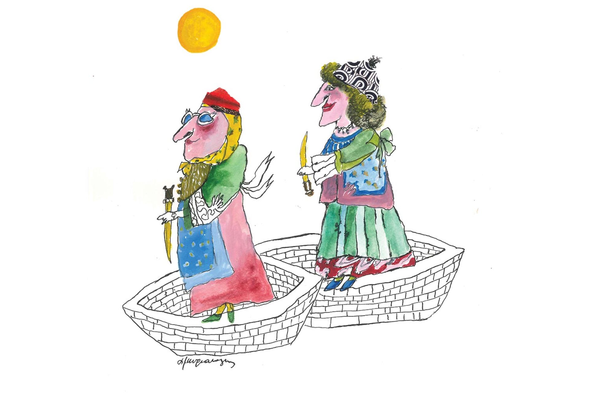 «Λασκαρίνα και Μαντώ, δύο φίλες από δω» του Αντώνη Κυριακούλη