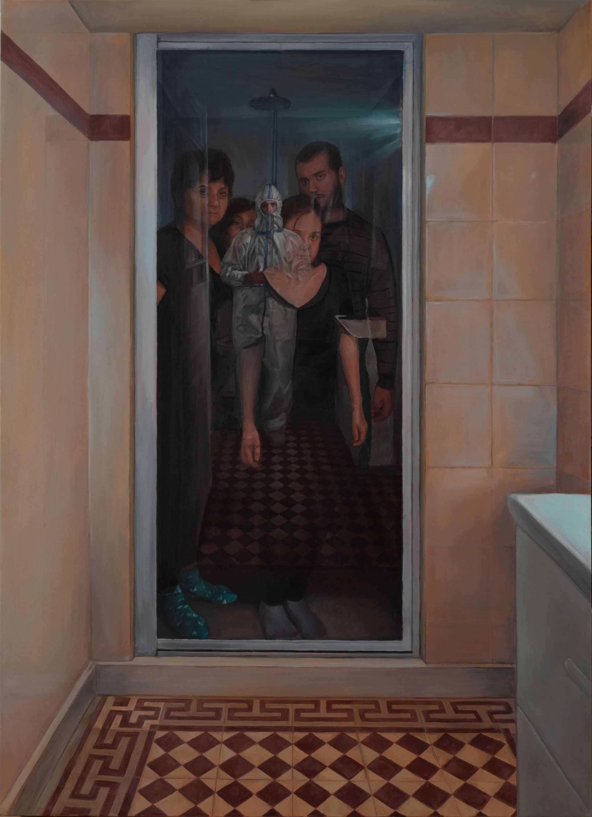 Πίνακας ζωγραφικής της Λεοντίας Καφφέ