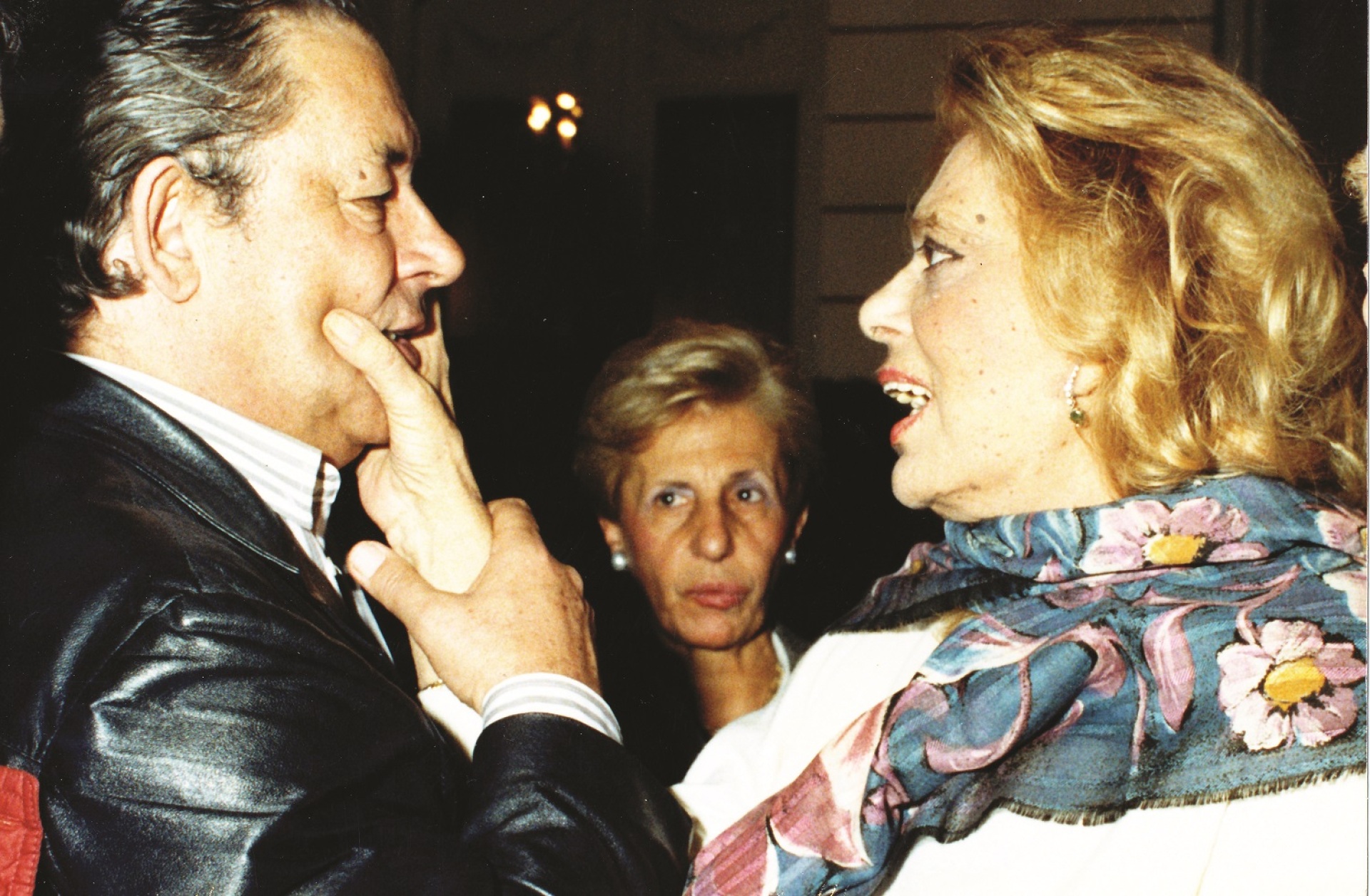 Ο Βασίλης Μάρος με τη Μελίνα Μερκούρη 