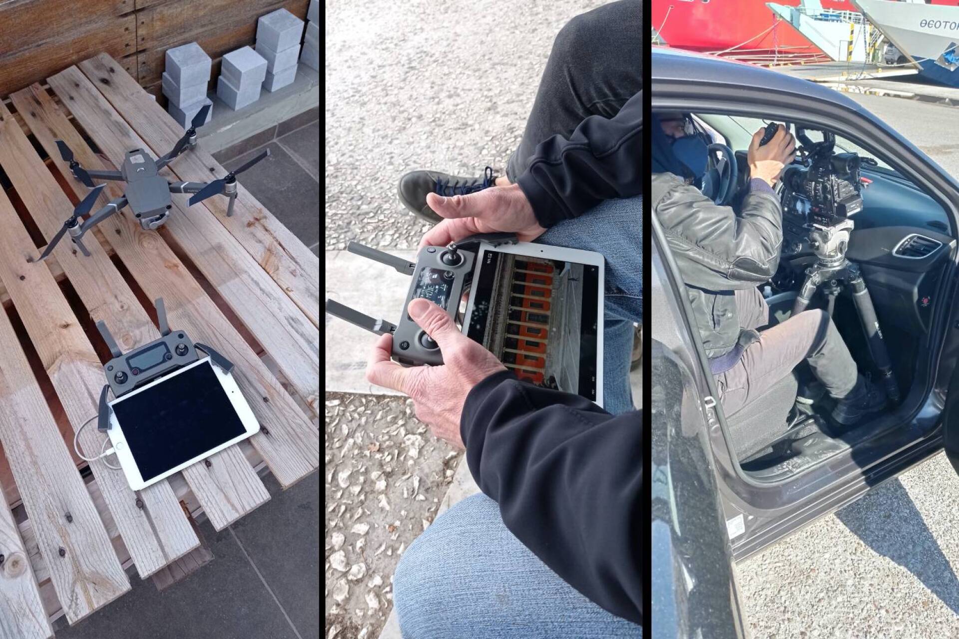 Γυρίσματα για την τηλεοπτική σειρά «Καταστροφές και Θρίαμβοι»