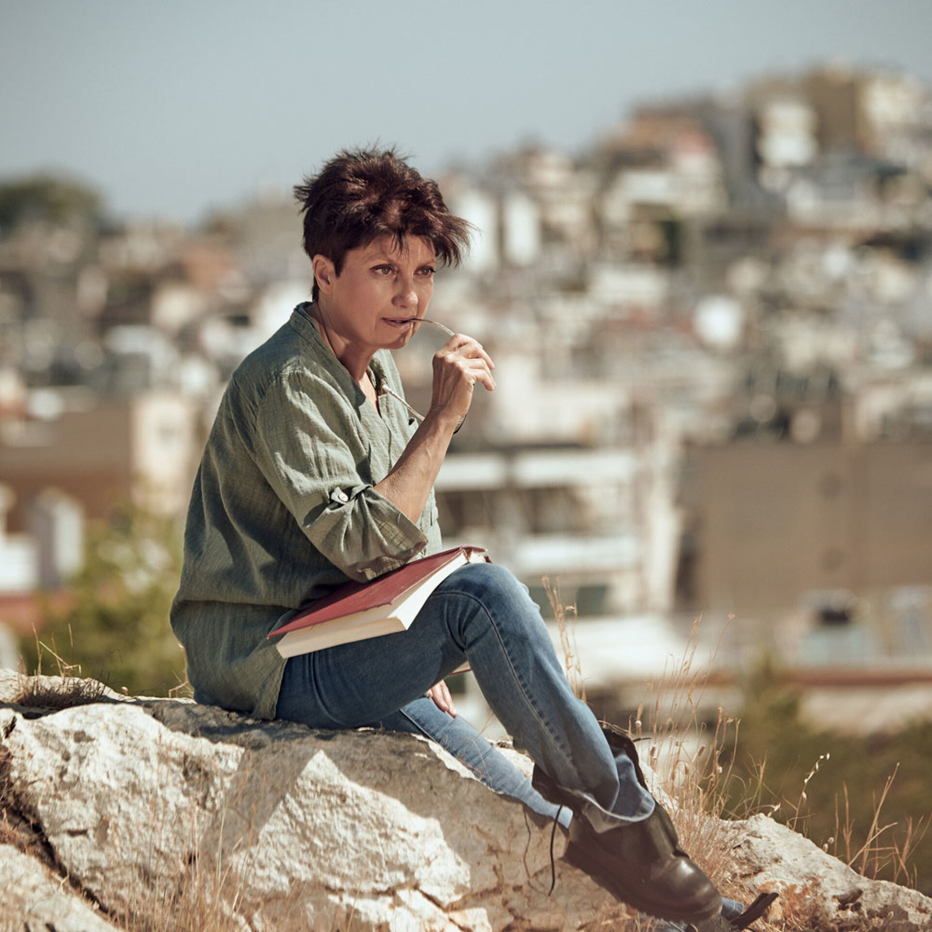 Σκηνή από την θεατρική παράσταση «Όρια»