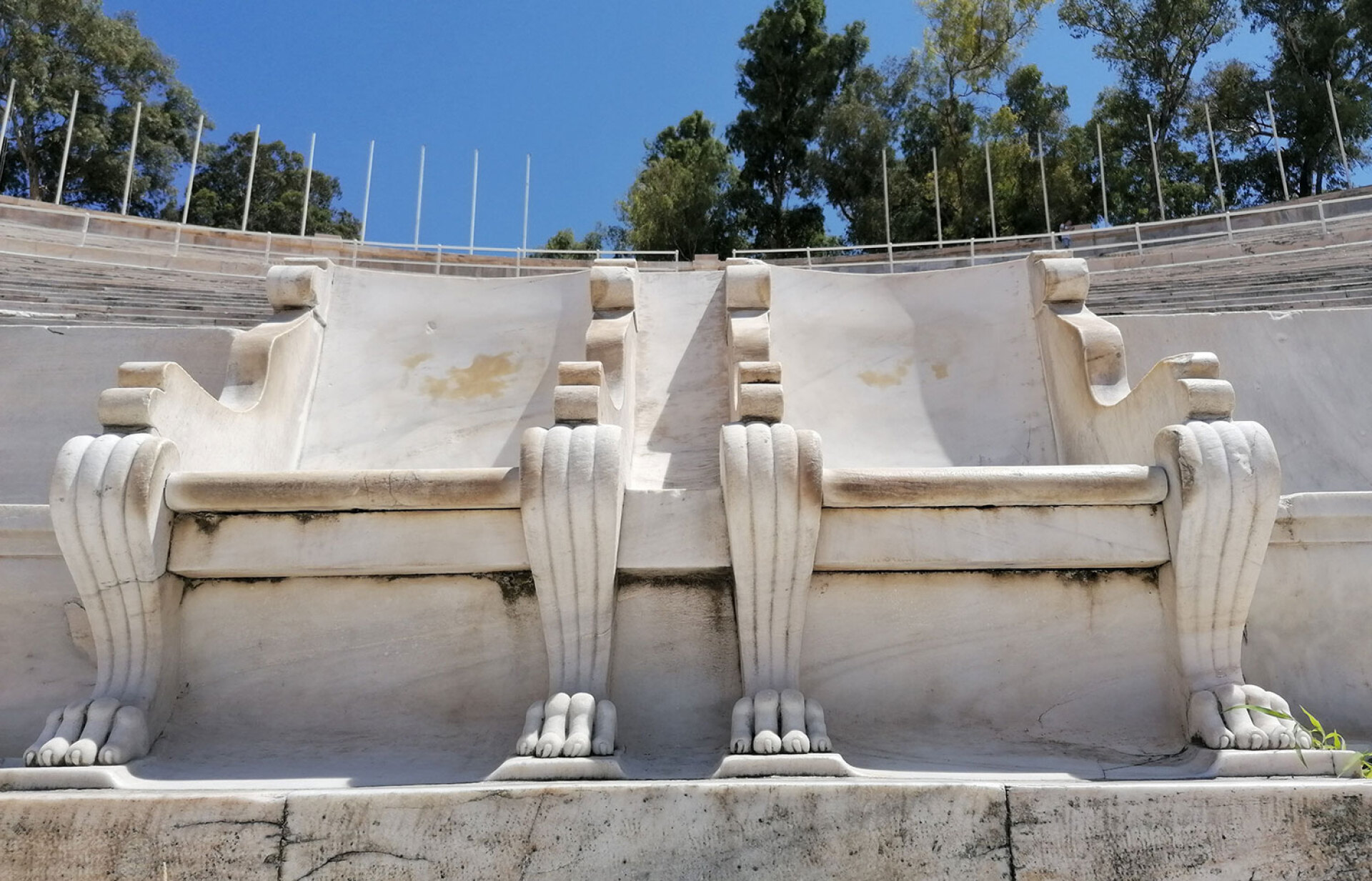 Παναθηναϊκό Στάδιο - Βασιλικοί θώκοι του 1896
