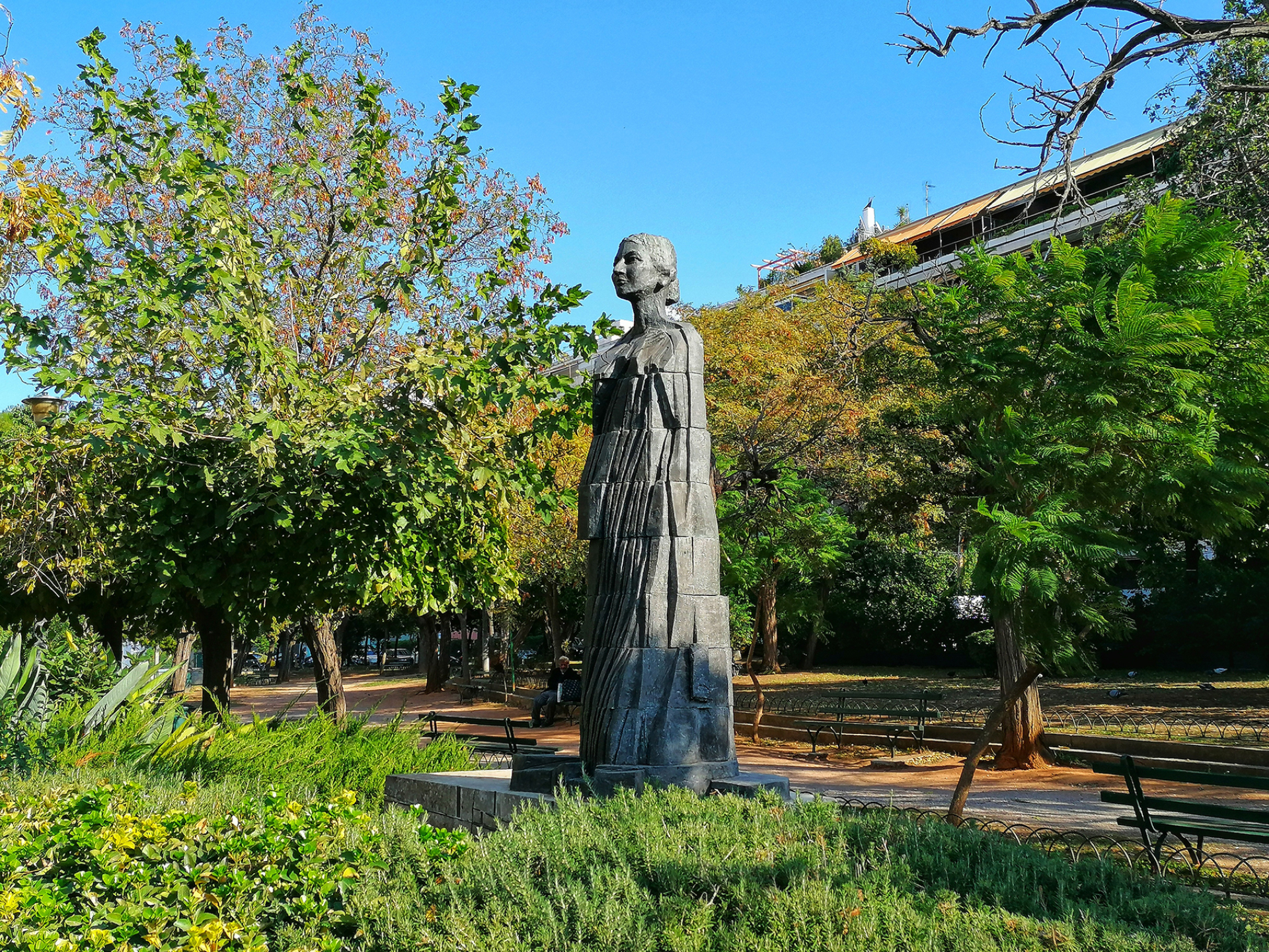 Η Μαρία Κάλλας στην πλατεία Μαδρίτης