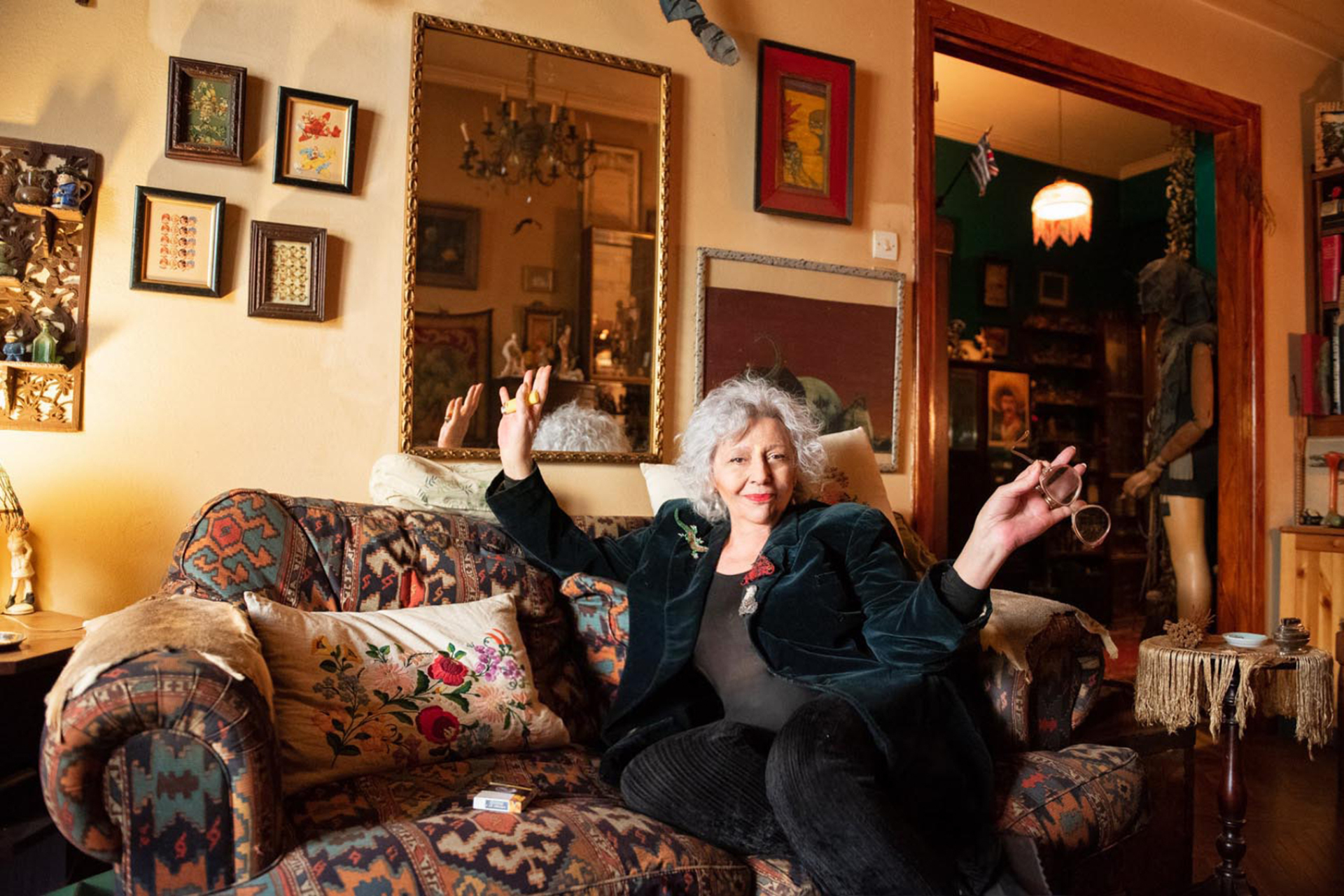 Kate Κουτρουμπούση στο σπίτι της, Αθήνα, 2020 