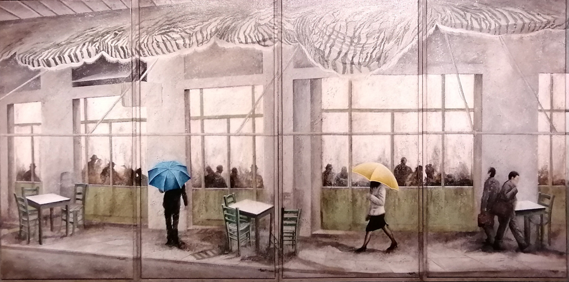 Συνάντηση ΙΙ, έργο της Δάφνης Αγγελίδου