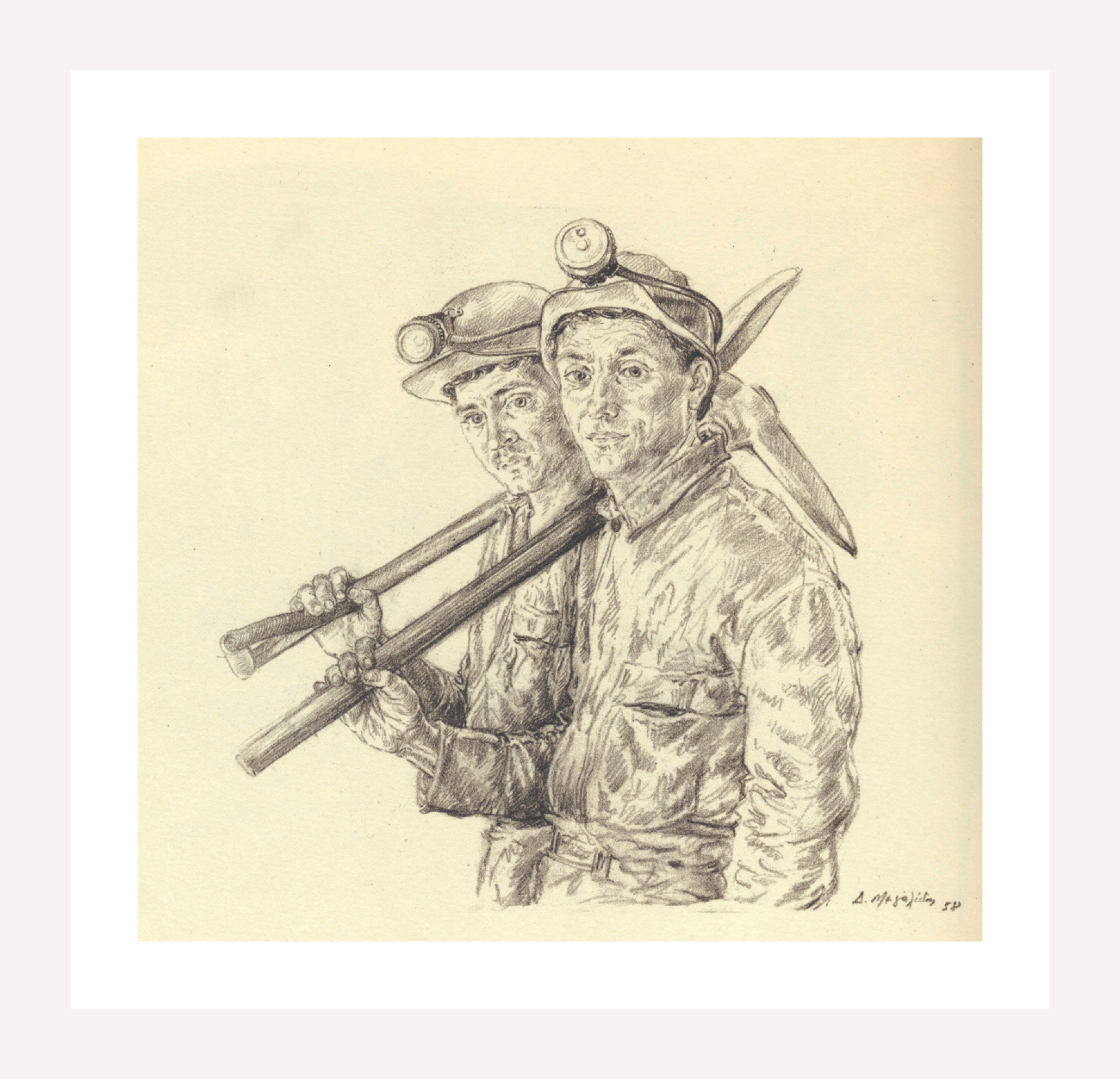 Δημήτρης Μεγαλίδης (1908 - 1979), Μετά τον μόχθο (1958), Ιστορικό Αρχείο ΔΕΗ