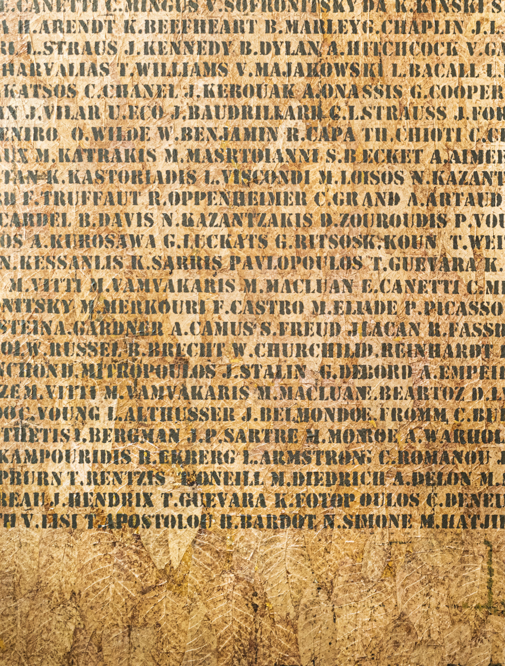 Το έργο του Πάνου Χαραλάμπους "Tobacco Archive: Smokers, 1994-1995" στην Art Athina 2022 από τις Citronne Galleries