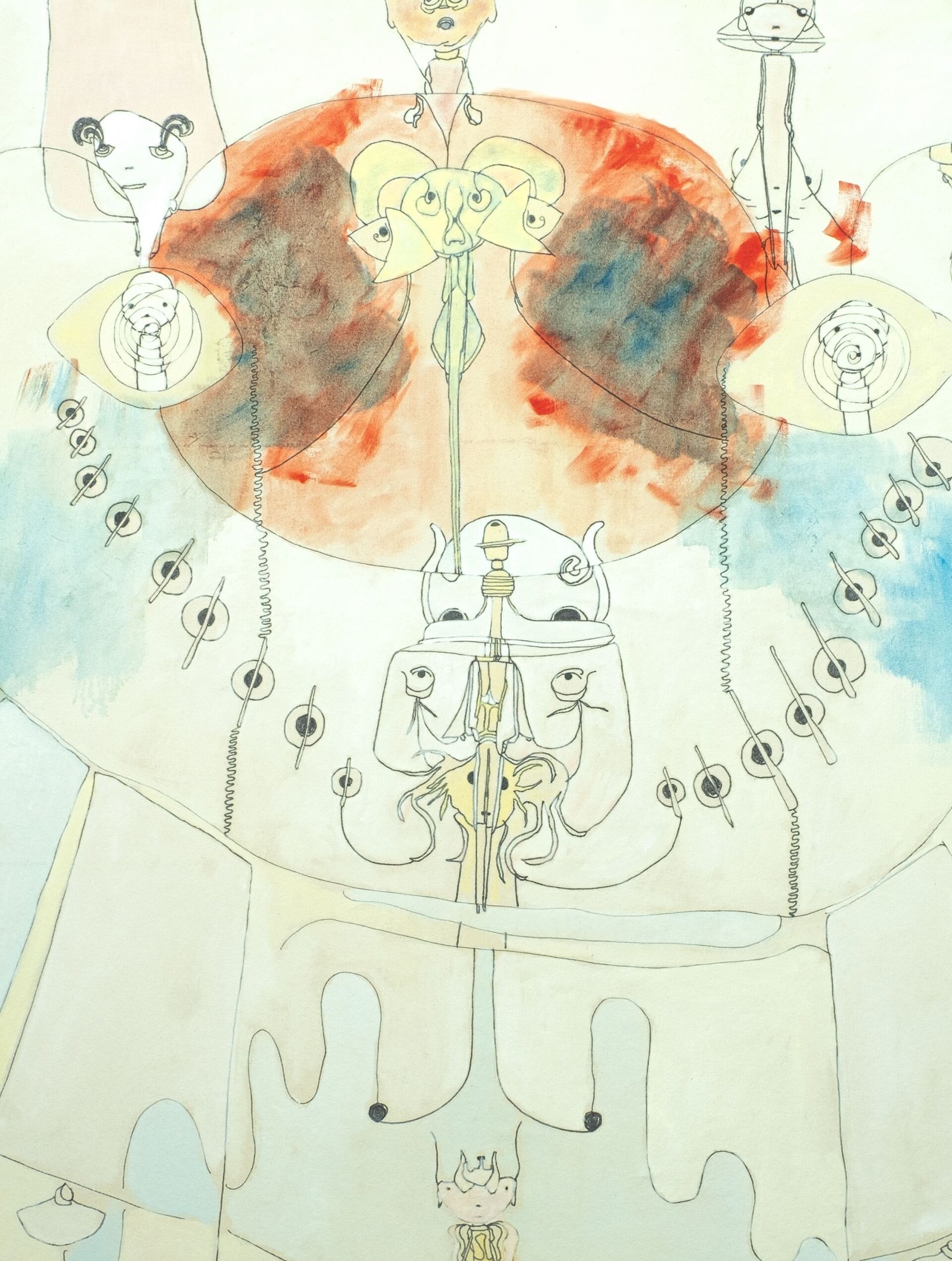 Άποψη από το έργο του Αλέξανδρου Γεωργίου "One day in paradise" από την γκαλερί Ρεβέκκα Καμχή στην Art Athina 2022