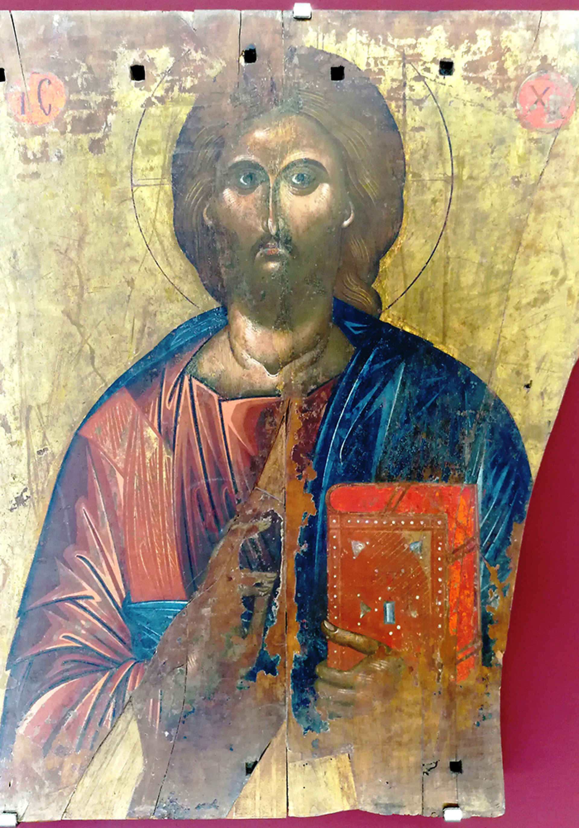 Χριστός Παντοκράτωρ.  Ναός Χριστού Σωτήρα, Κασσάνοι Πεδιάδος.  Πρώτο μισό 17ου αιώνα