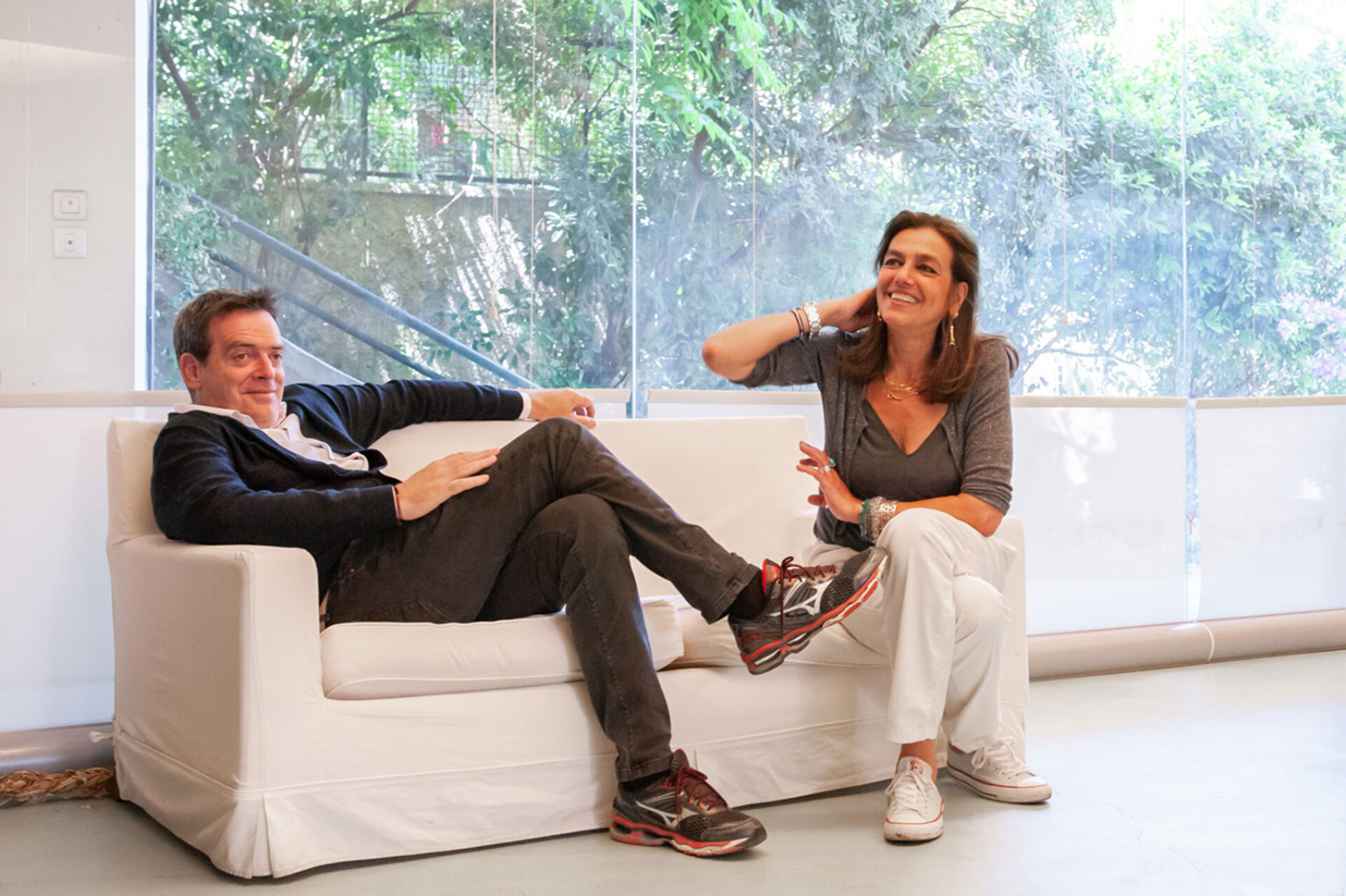 Οι αρχιτέκτονες Ανδρέας Κούρκουλας και Μαρία Κοκκίνου