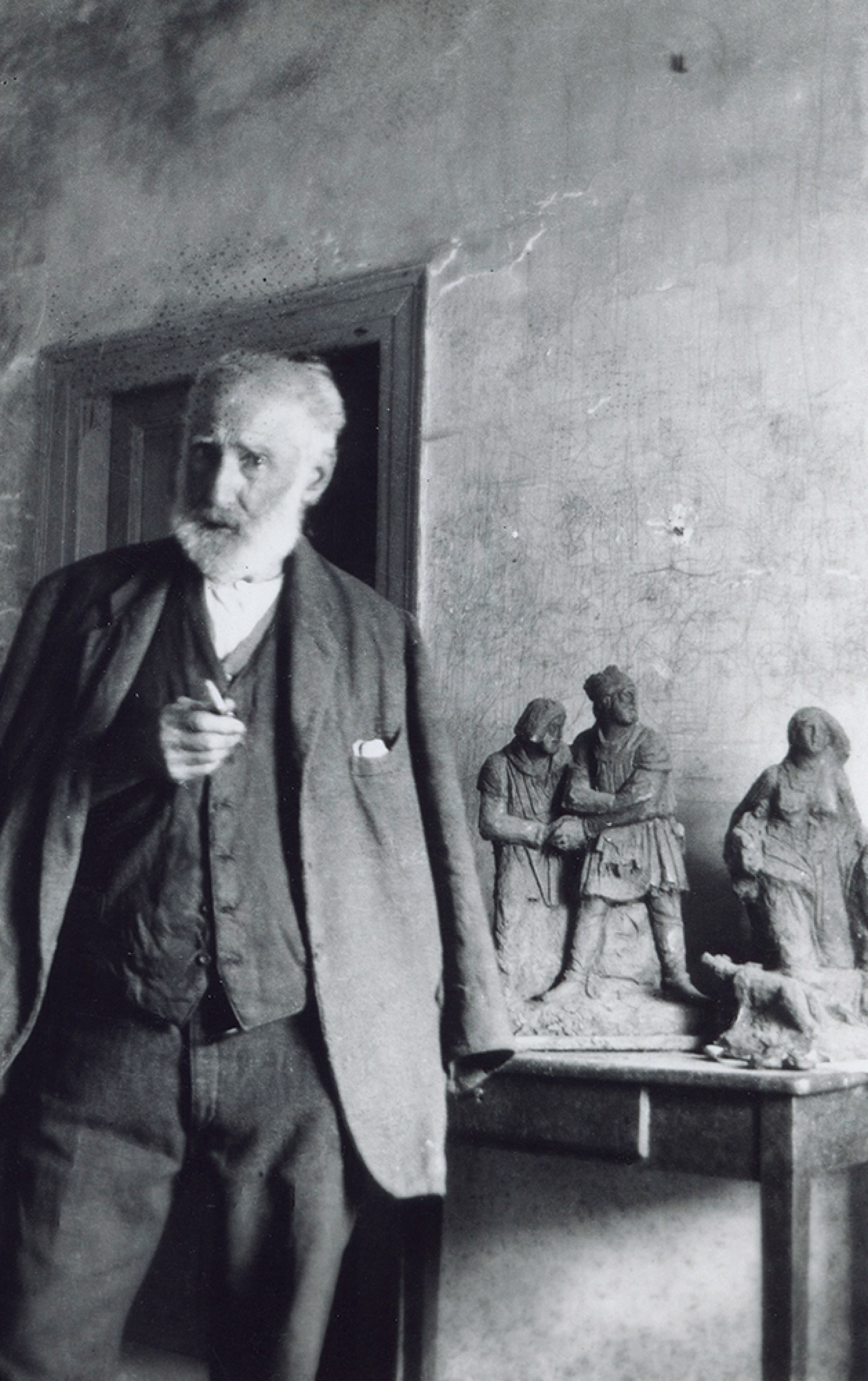 Γιαννούλης Χαλεπάς, Η «Γενοβέφα και οι δήμιοί της» σε πηλό