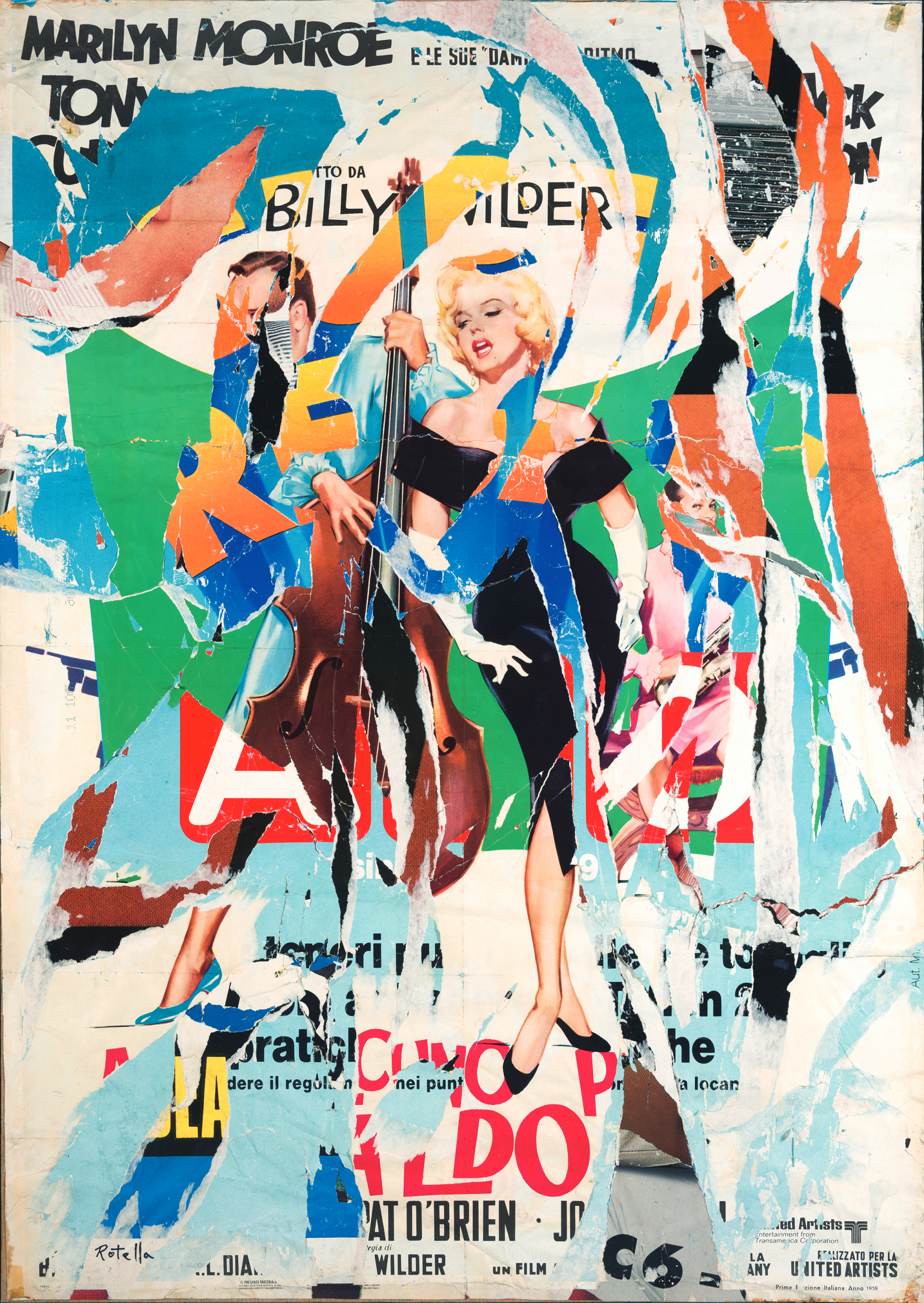Mimmo Rotella,  «Μυθική Marilyn»