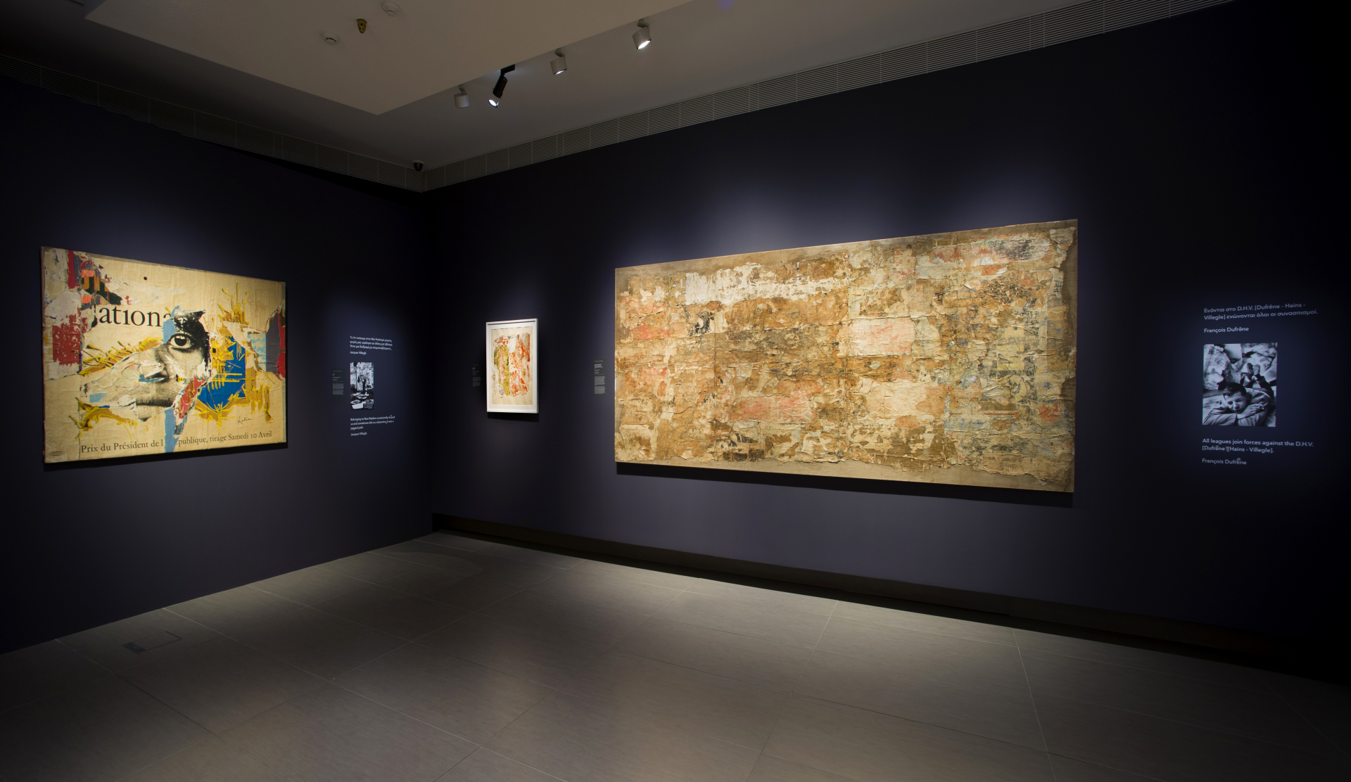 Οι «αφισοποιοί» Ντυφρέν και Βιλλεγκλέ στην έκθεση «Nouveau Réalisme» στο Ίδρυμα Β. & Ε. Γουλανδρή