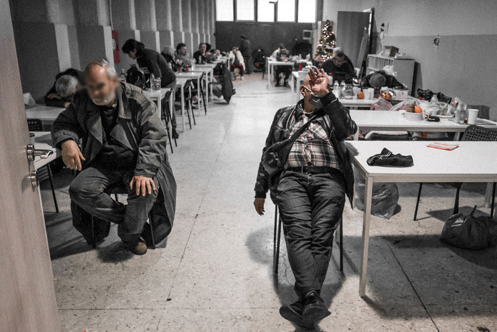 Υπνωτήριο αστέγων. 