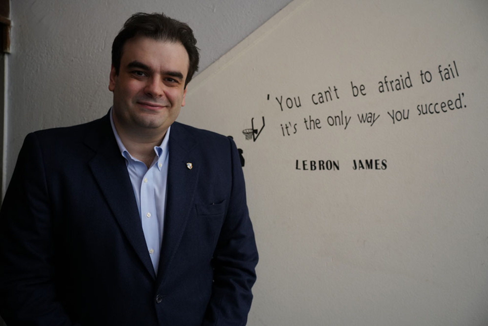 Ο Κυριάκος Πιερρακάκης στο Σπόρτινγκ