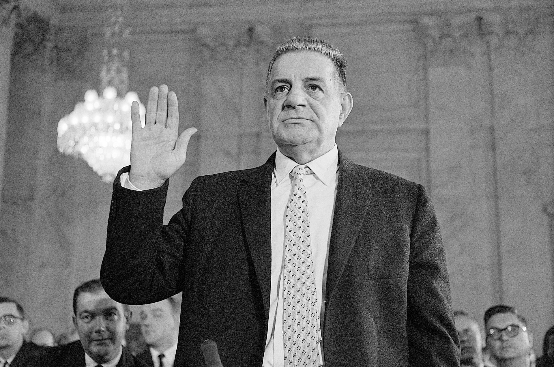 Ο Joseph Michael Valachi ενώπιον της Επιτροπής McClellan, 27 Σεπτεμβρίου 1963