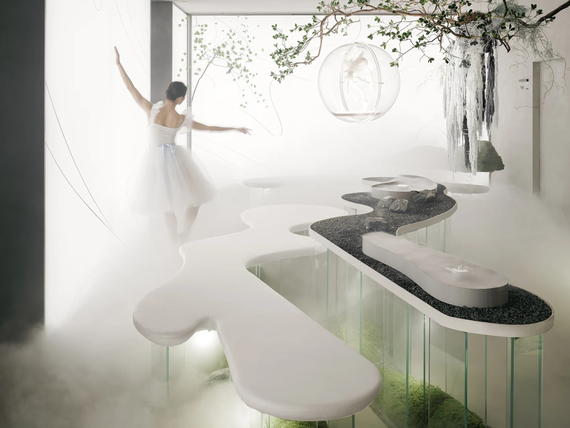 Το νέο δωμάτιο απόδρασης της εταιρίας Qian Hu Zhi Wu στην Κίνα ταξιδεύει στον χρόνο και τον χώρο - Μια περιήγηση στη δημιουργία του στούντιο Panda Nana.