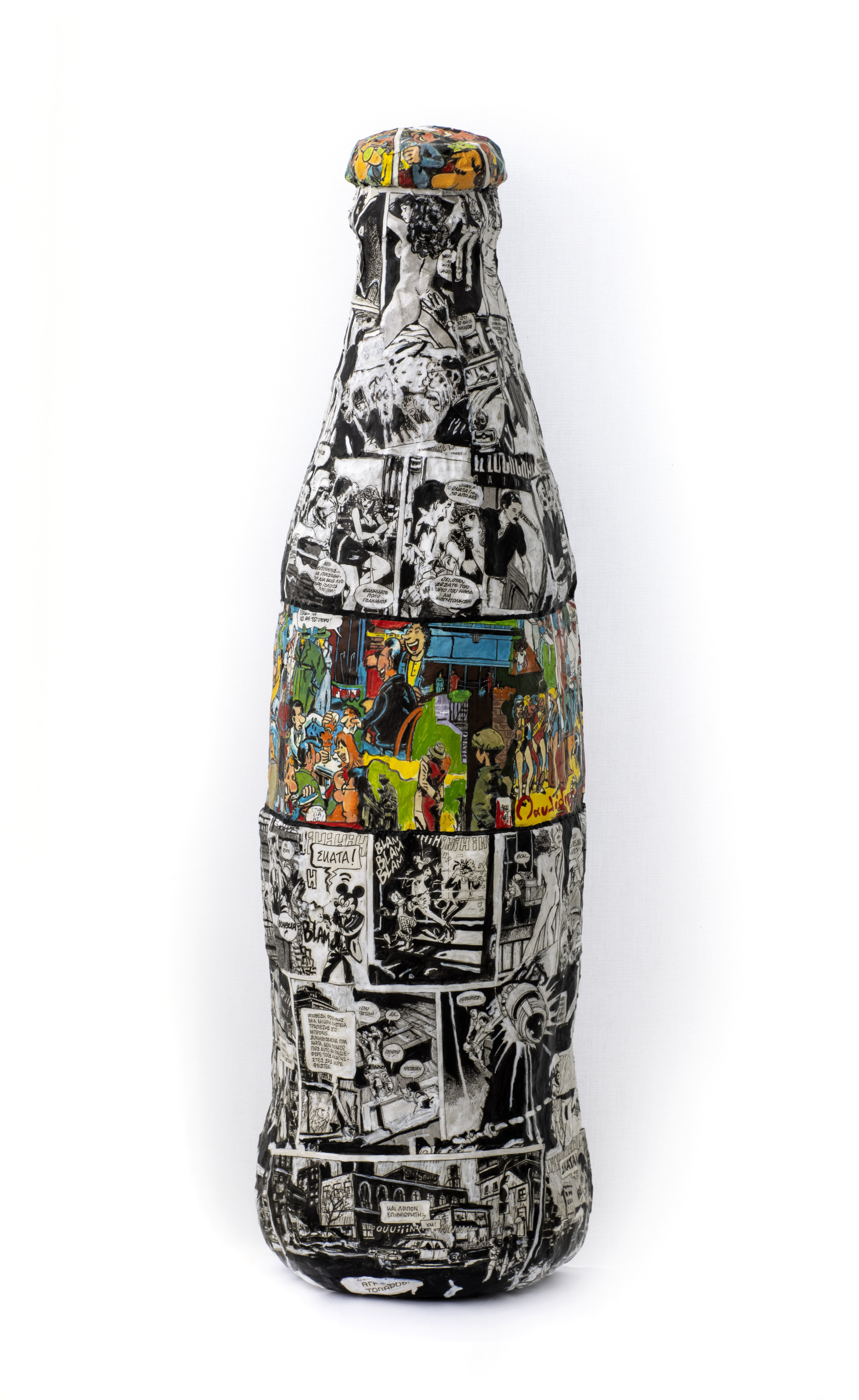 Έργο του Γιάννη Παυλίδη από την έκθεση "Comic City" στον Τεχνοχώρο