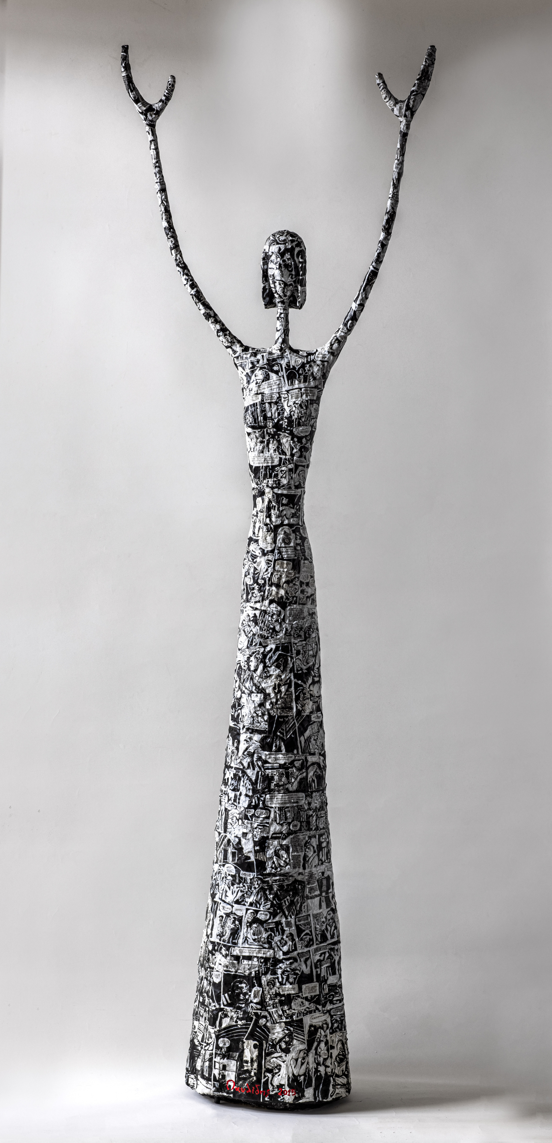 Έργο του Γιάννη Παυλίδη από την έκθεση "Comic City" στον Τεχνοχώρο