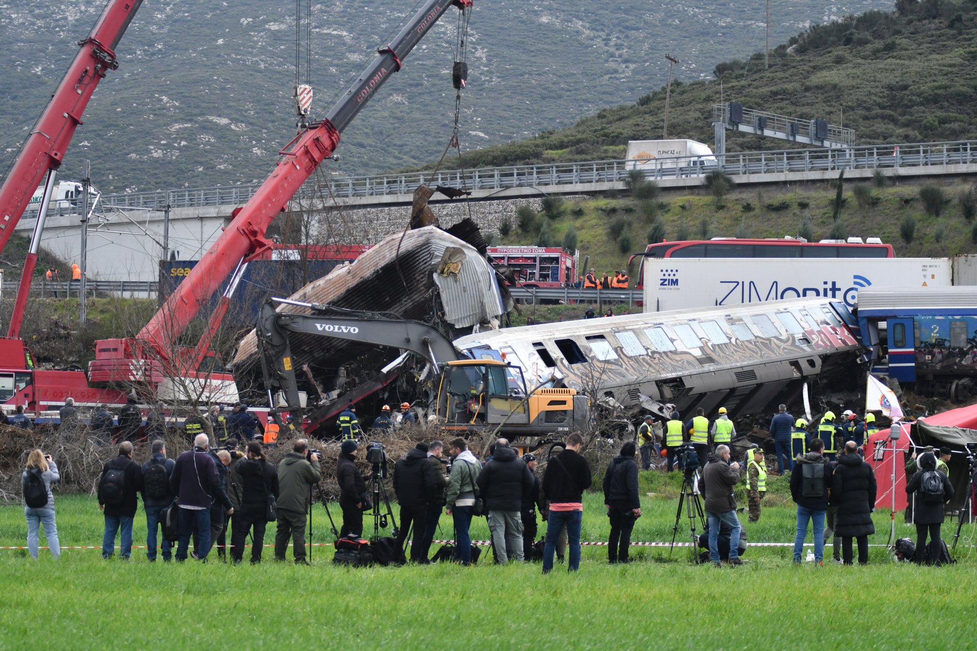 Πολύνεκρο σιδηροδρομικό δυστύχημα στα Τέμπη 