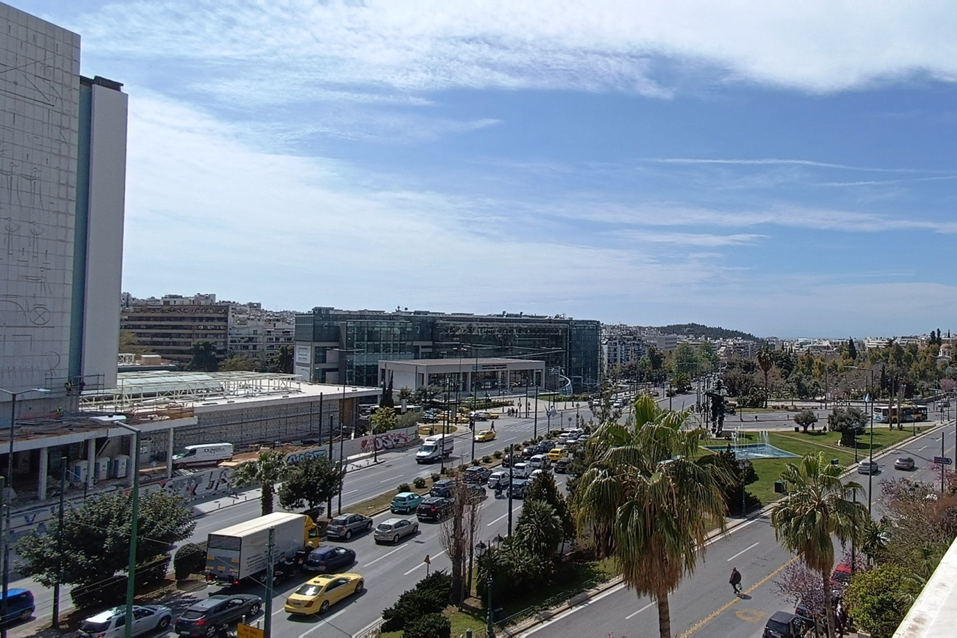 Οικία Ροδοκανάκη - Η θέα από το δώμα προς την πόλη