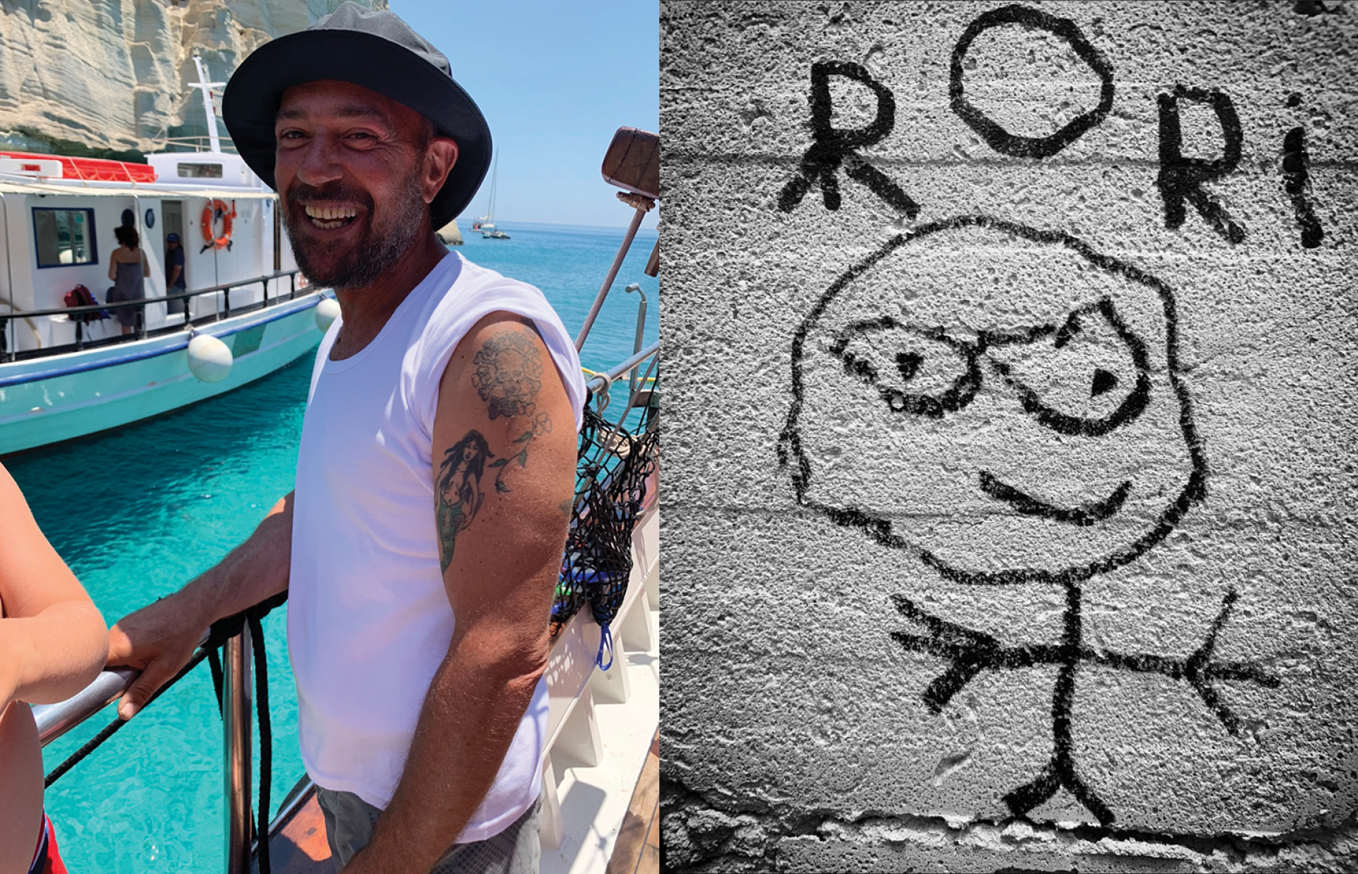 Ο αγαπημένος  φίλος της Ρόρης Κοπακάκης της Μήλου, που έφυγε νωρίς.