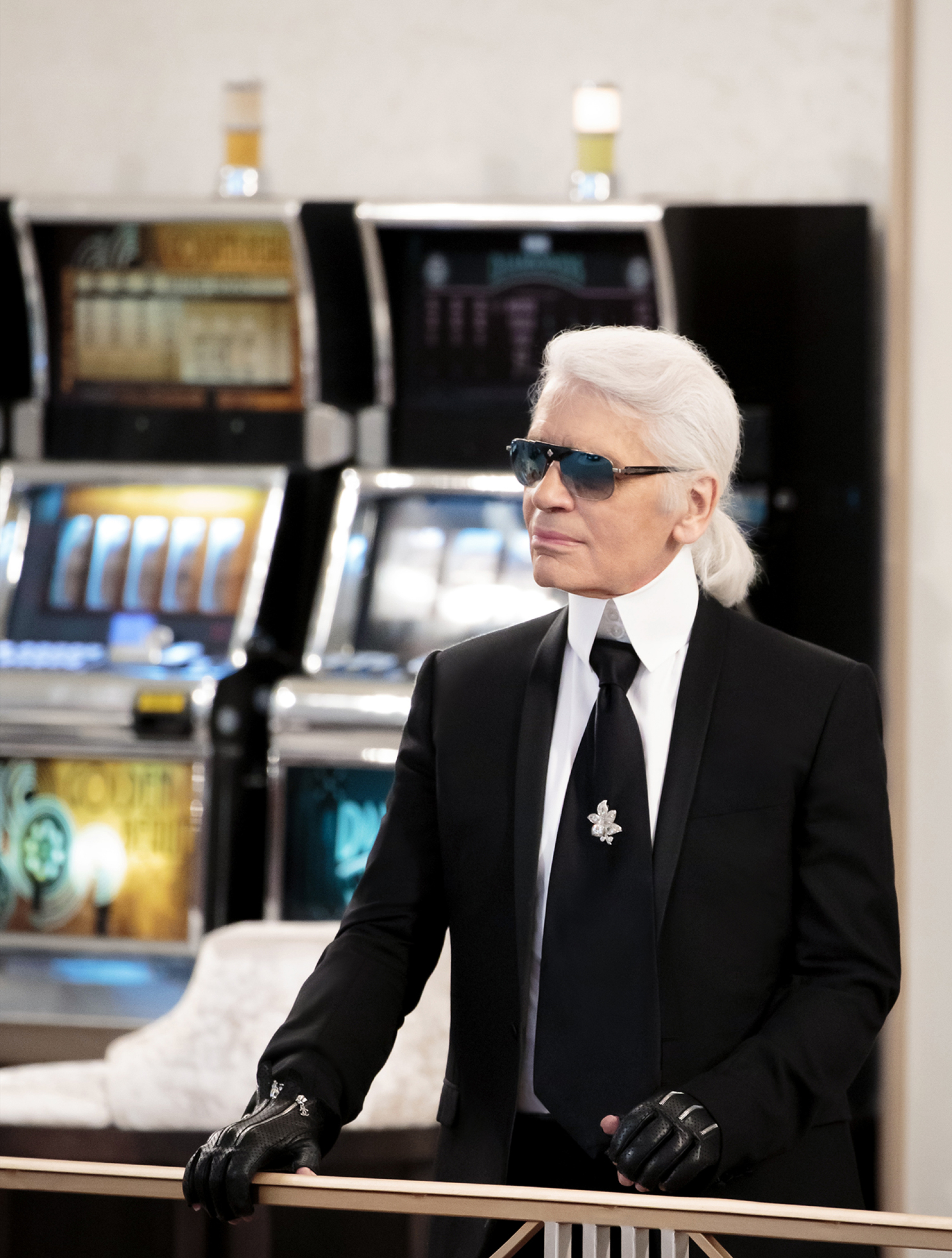 Ο Karl Lagerfeld. 