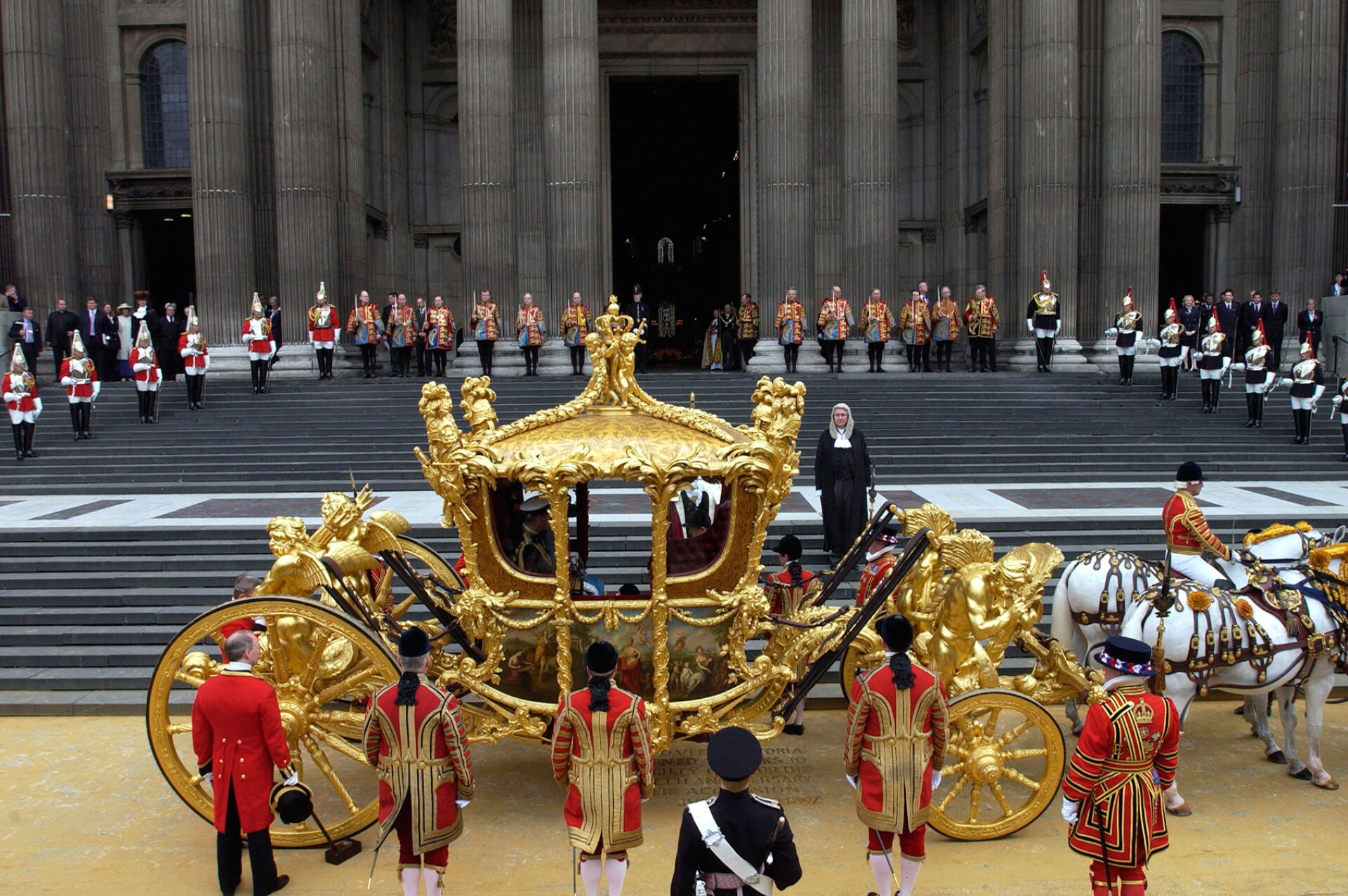 Η χρυσή άμαξα της Βασιλικής Οικογένειας της Αγγλίας