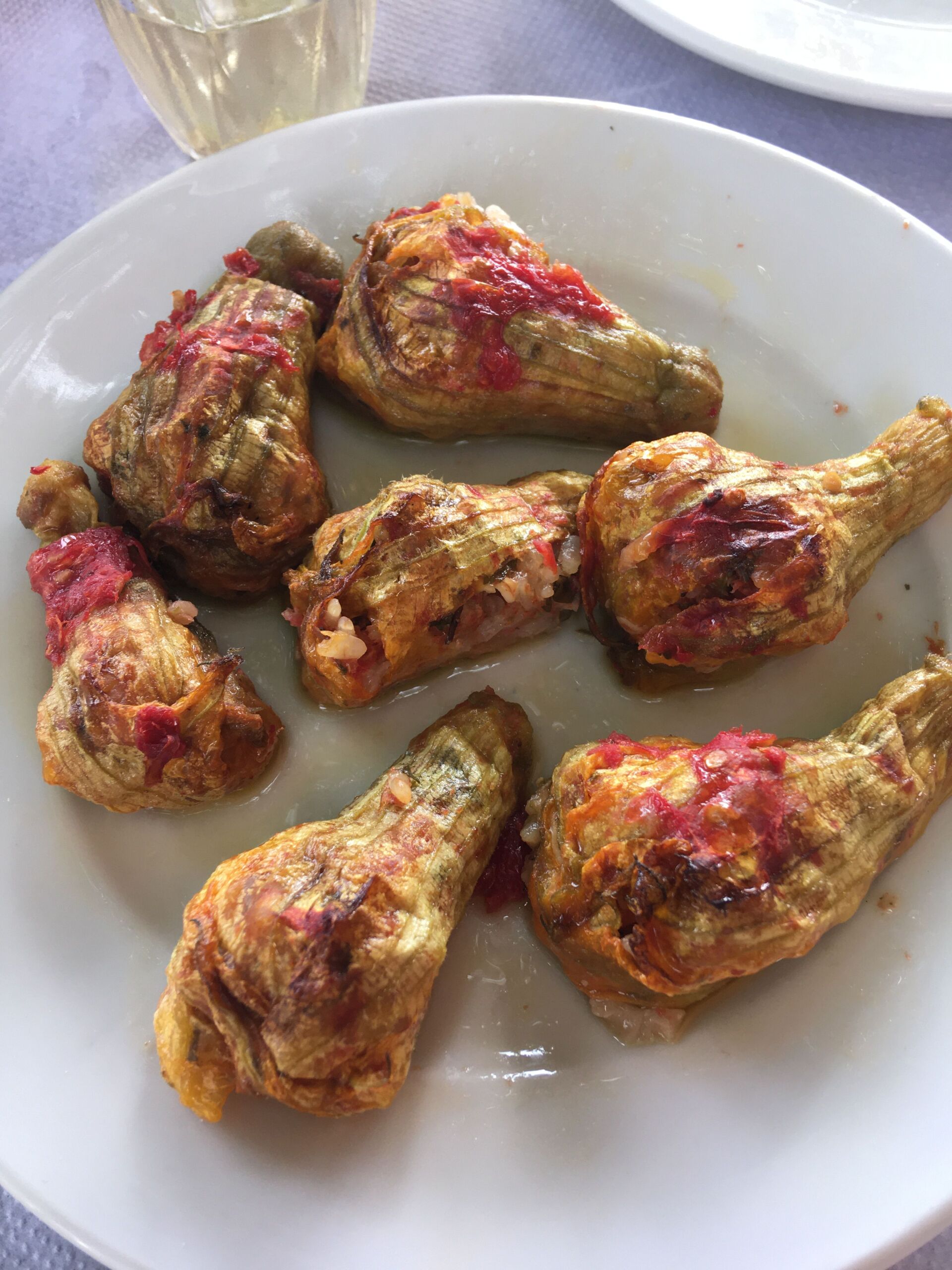 Γεμιστοί κολοκυθοανθοί